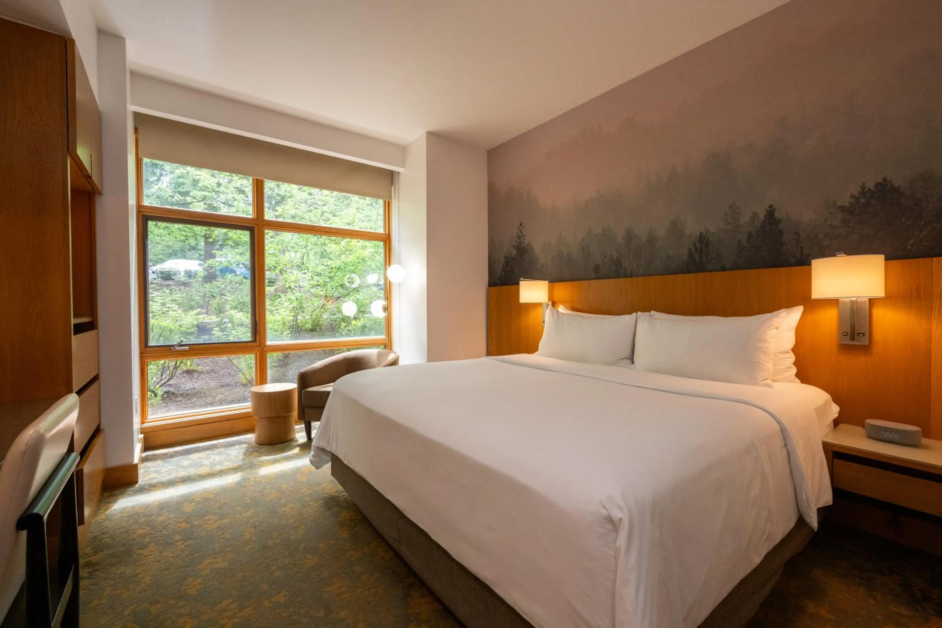 Bed in Cedarbrook Lodge