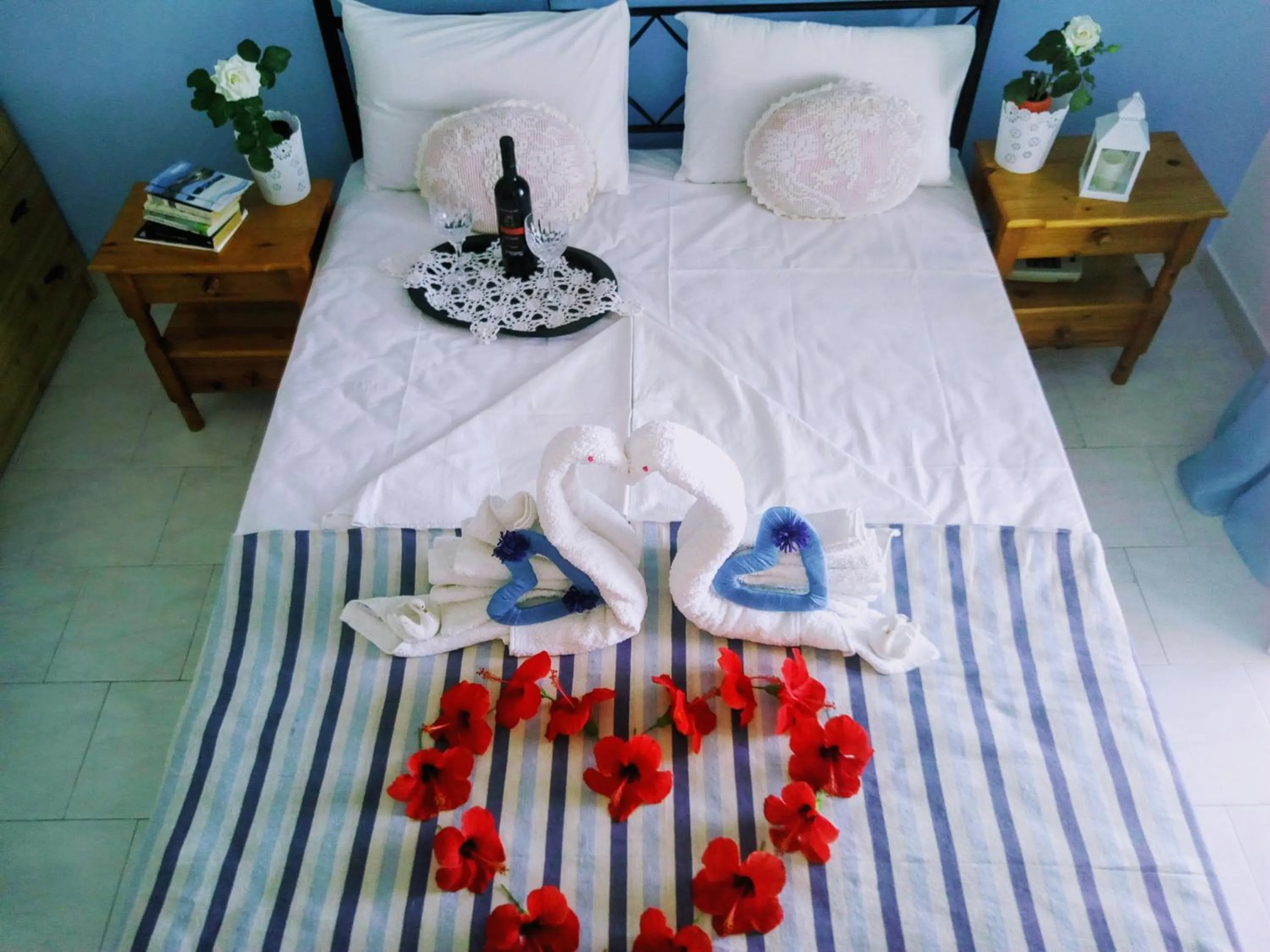 Bedroom in Paradisso Studios