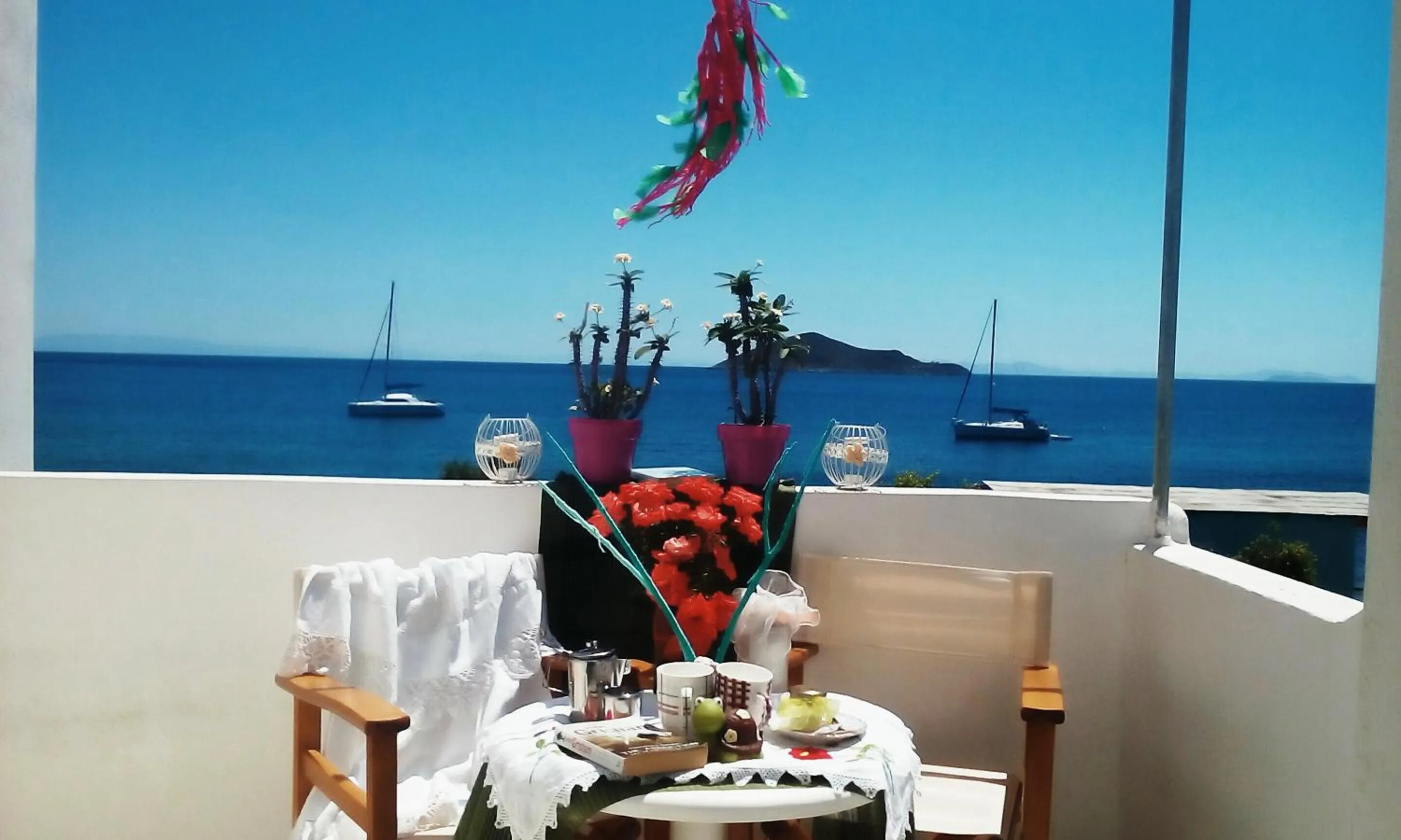 Balcony/Terrace in Paradisso Studios