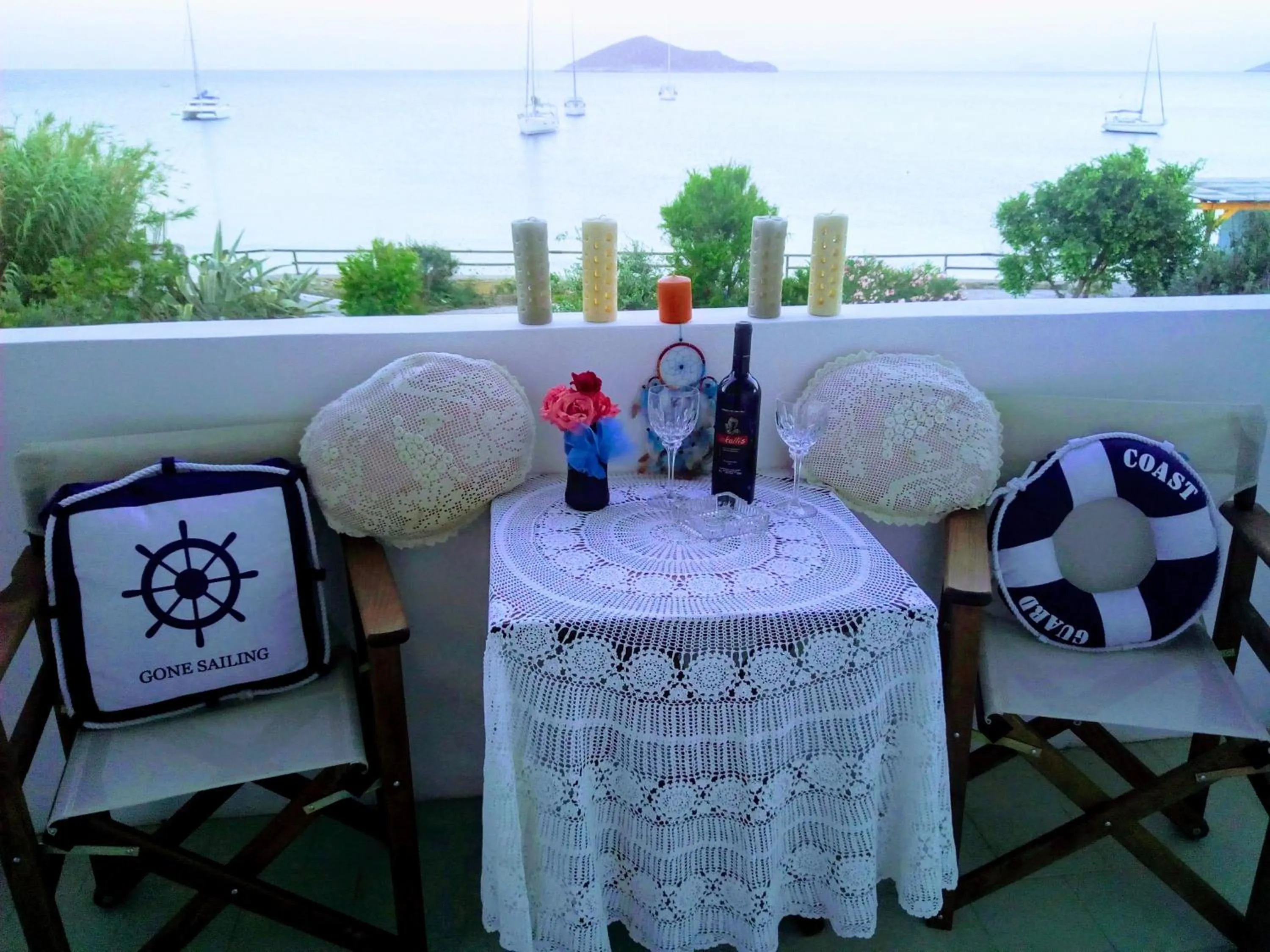 Balcony/Terrace in Paradisso Studios