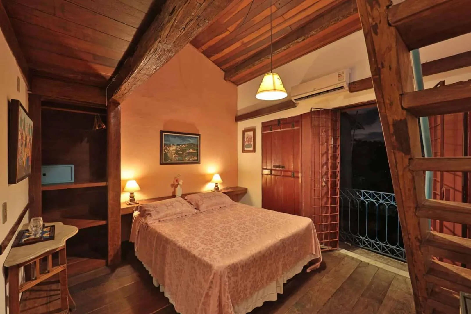 Bed in Pousada do Amparo