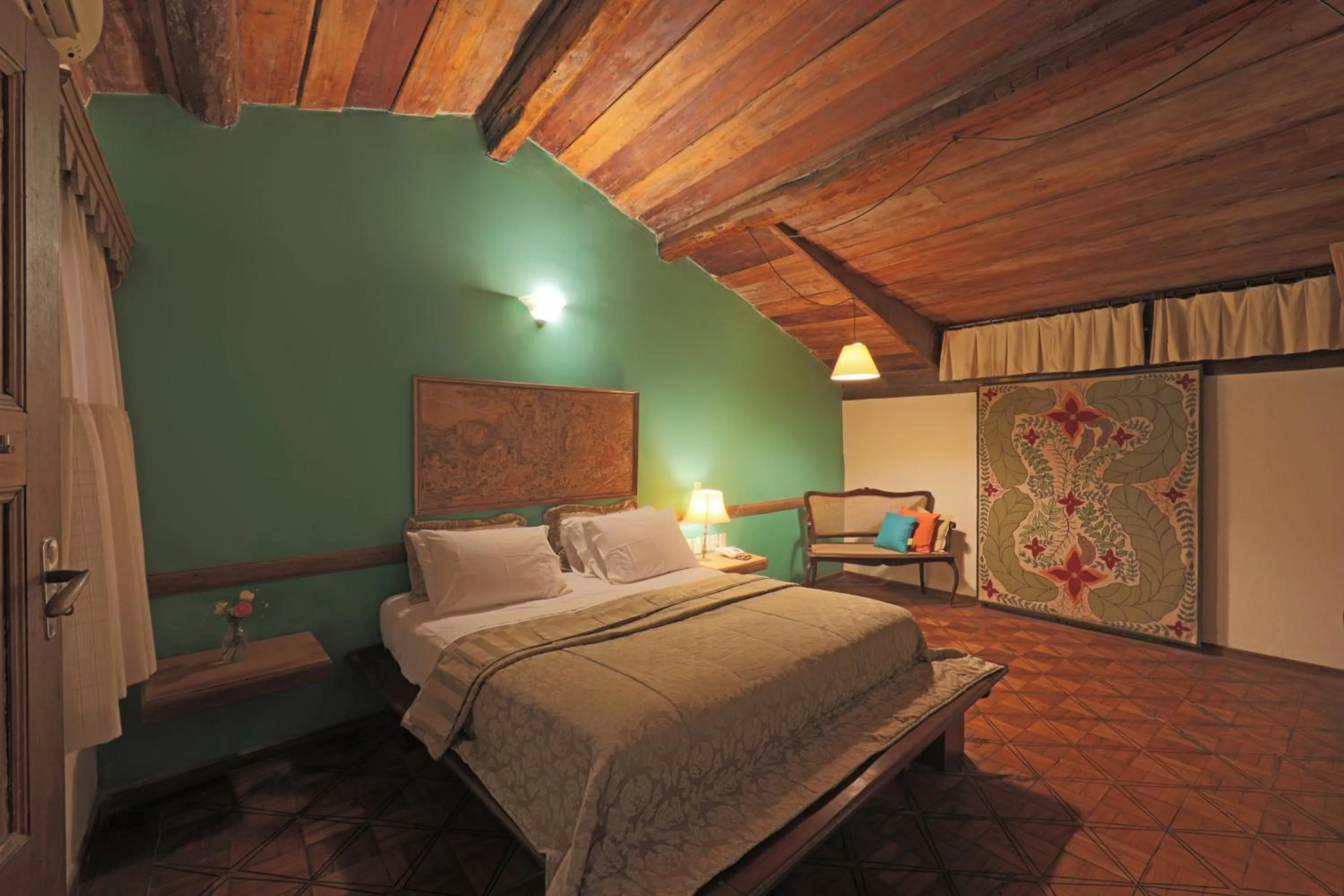 Bed in Pousada do Amparo