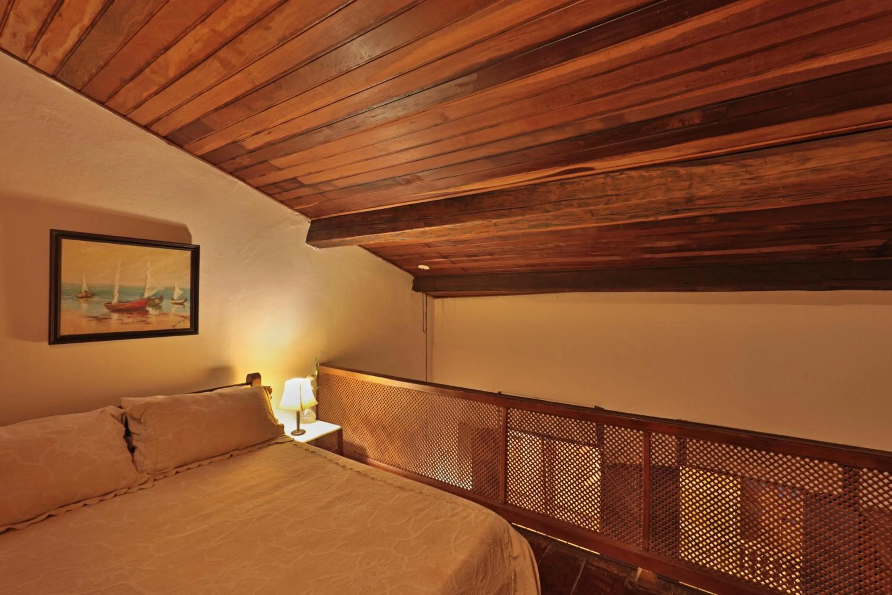 Bed in Pousada do Amparo