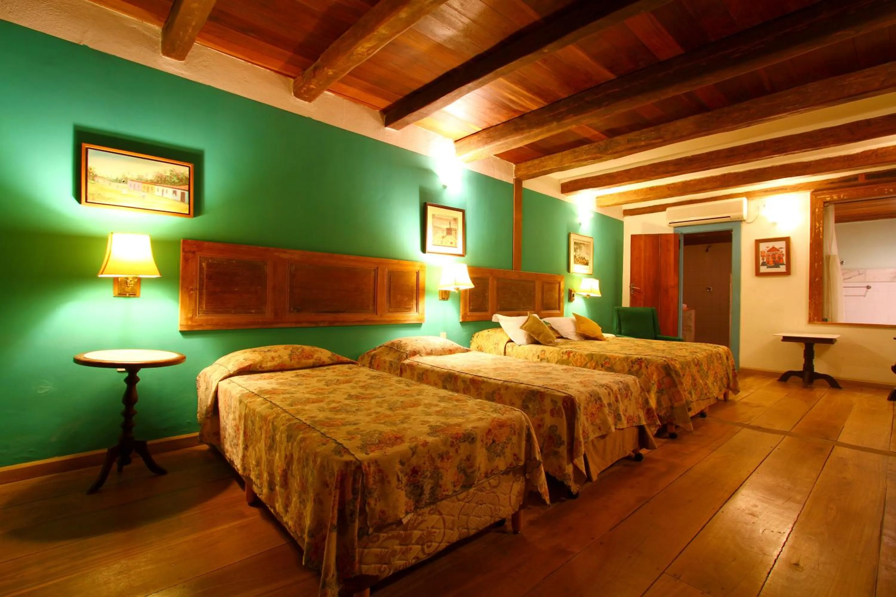 Bed in Pousada do Amparo