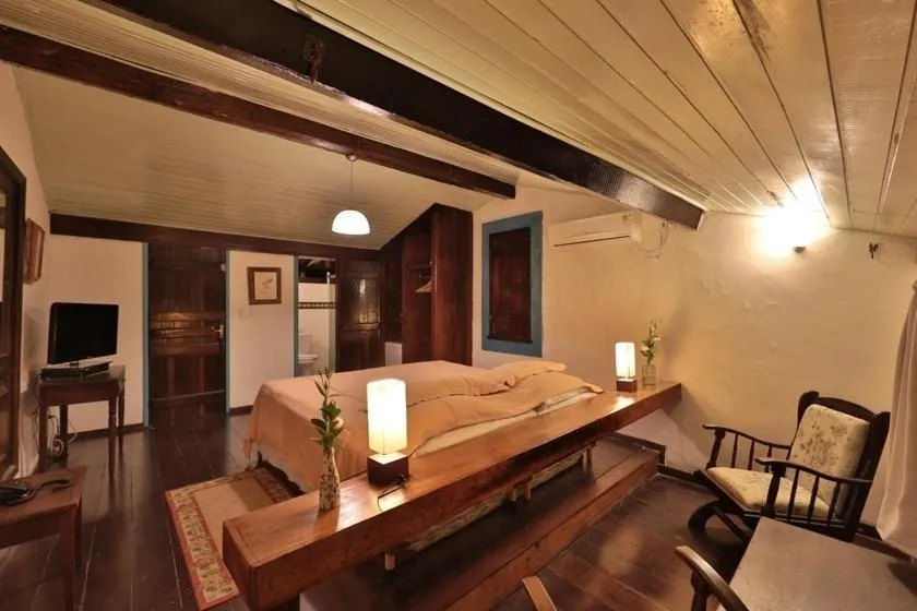 Bed in Pousada do Amparo