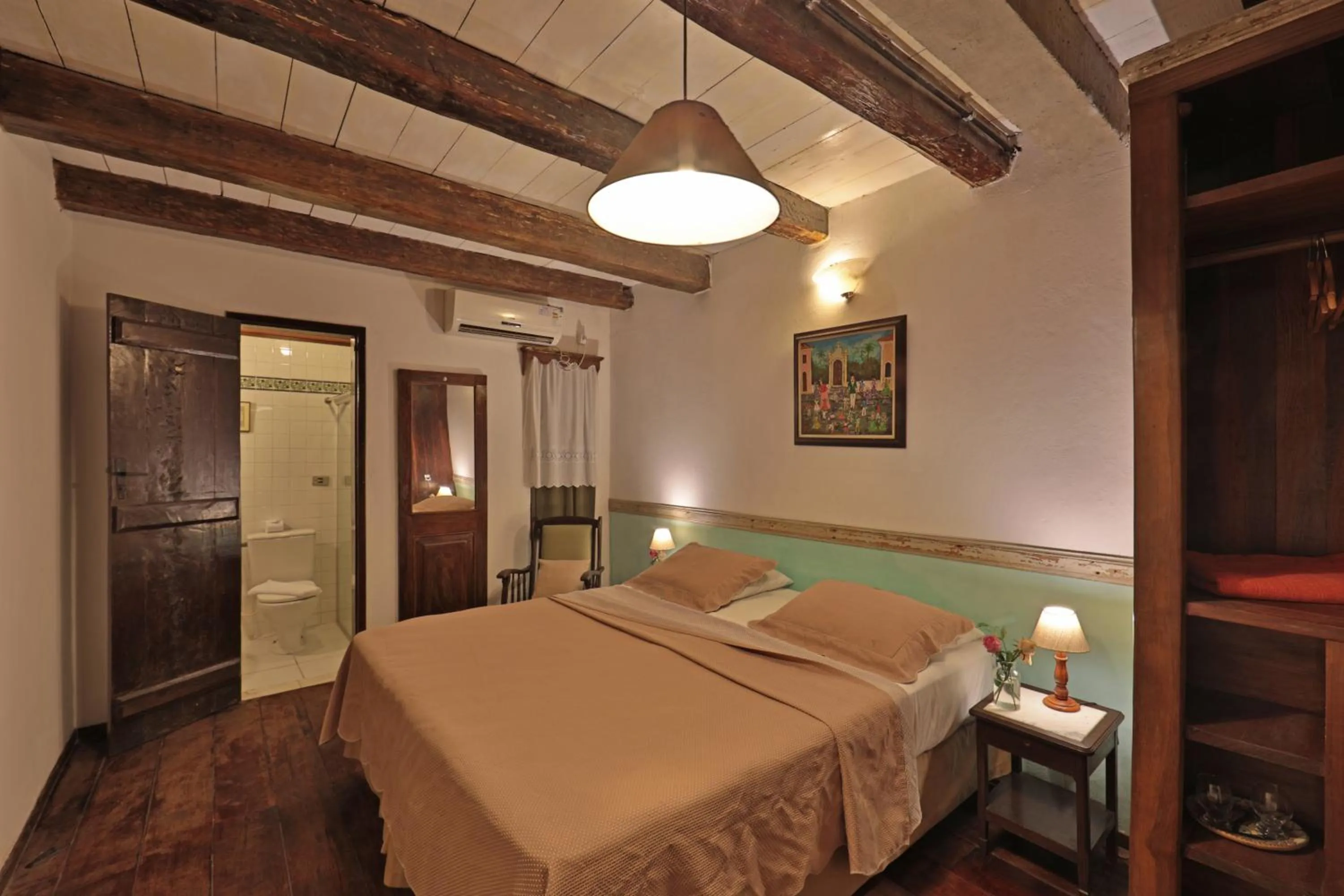 Bed in Pousada do Amparo