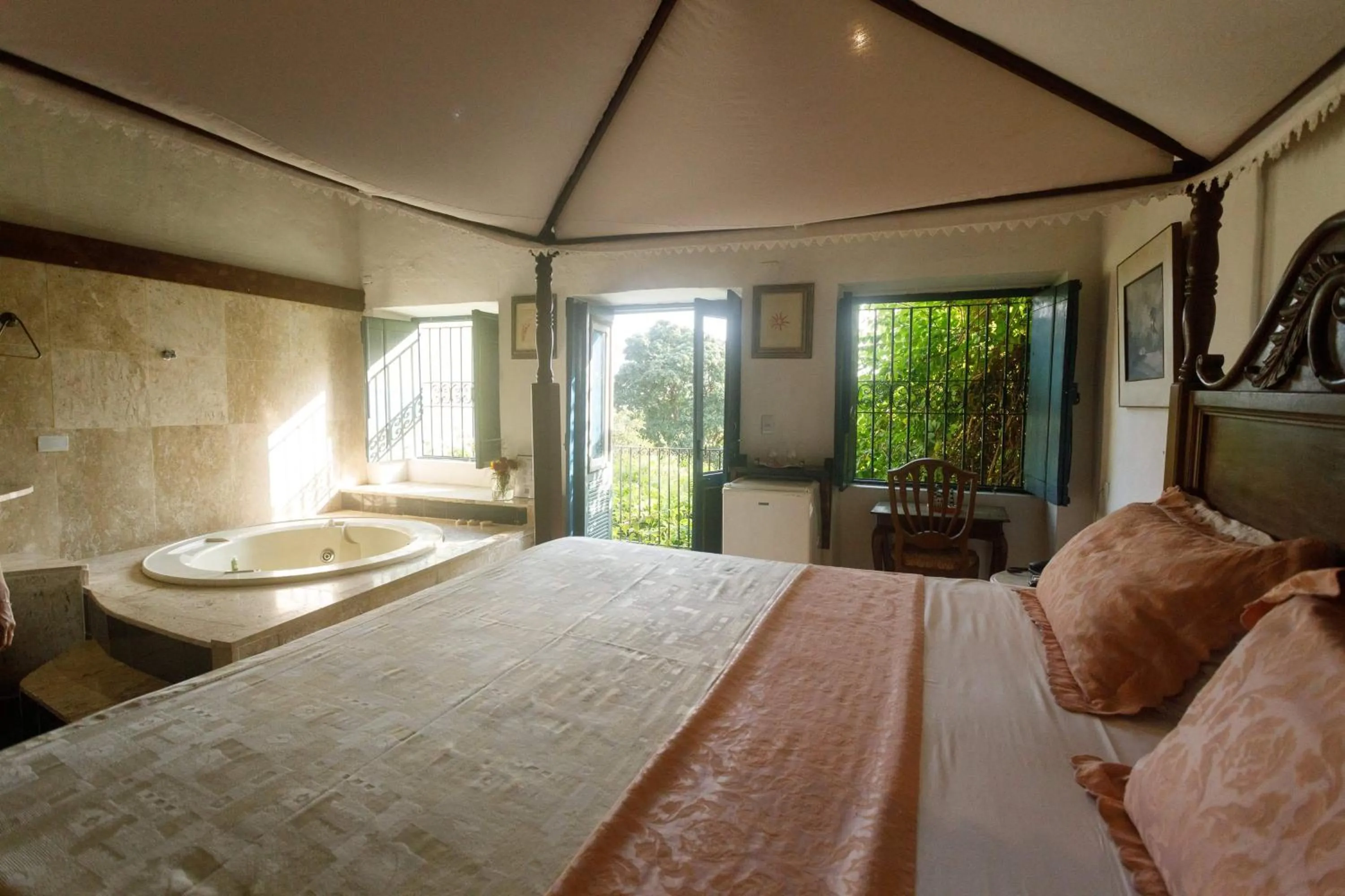 Bed in Pousada do Amparo