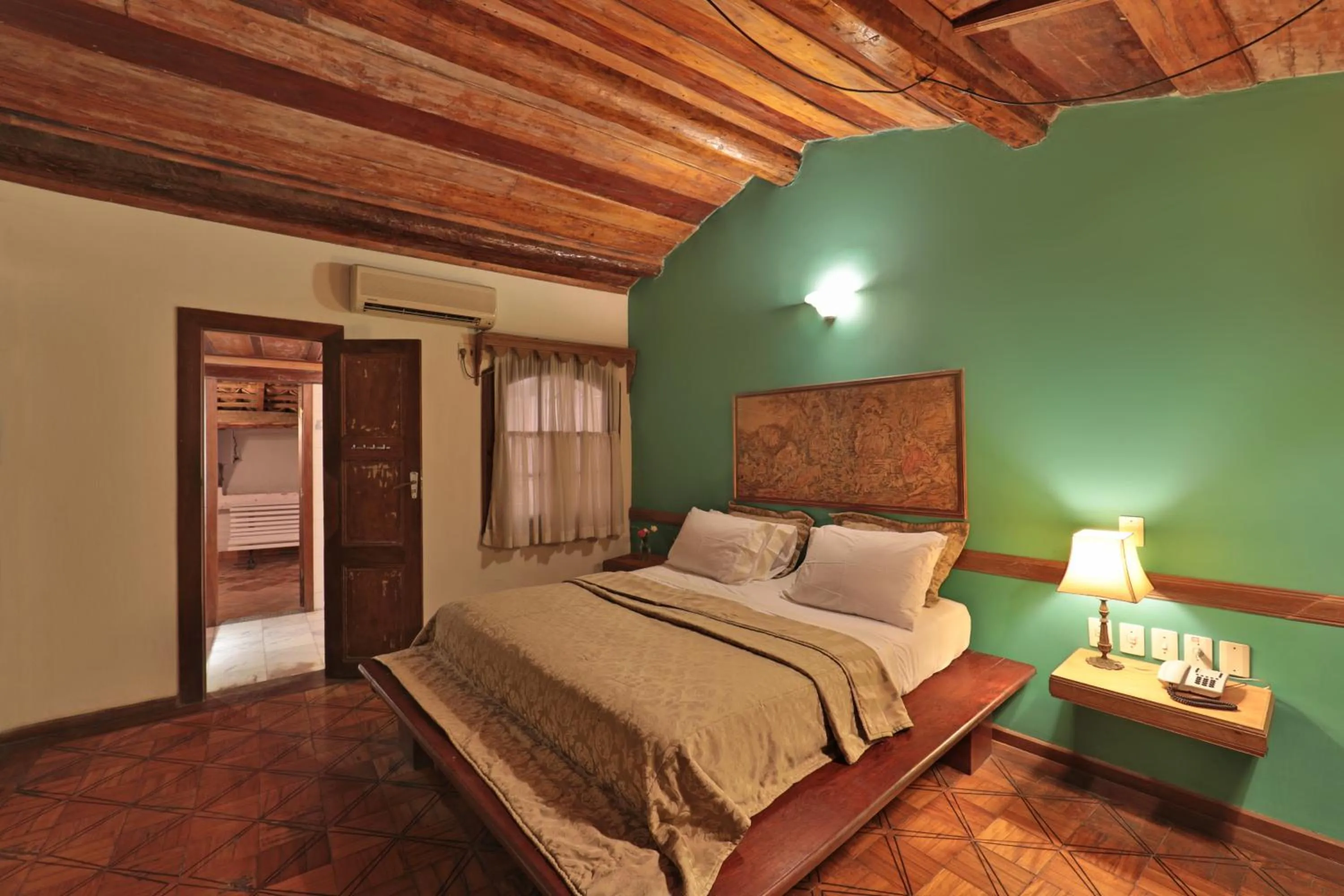 Bed in Pousada do Amparo