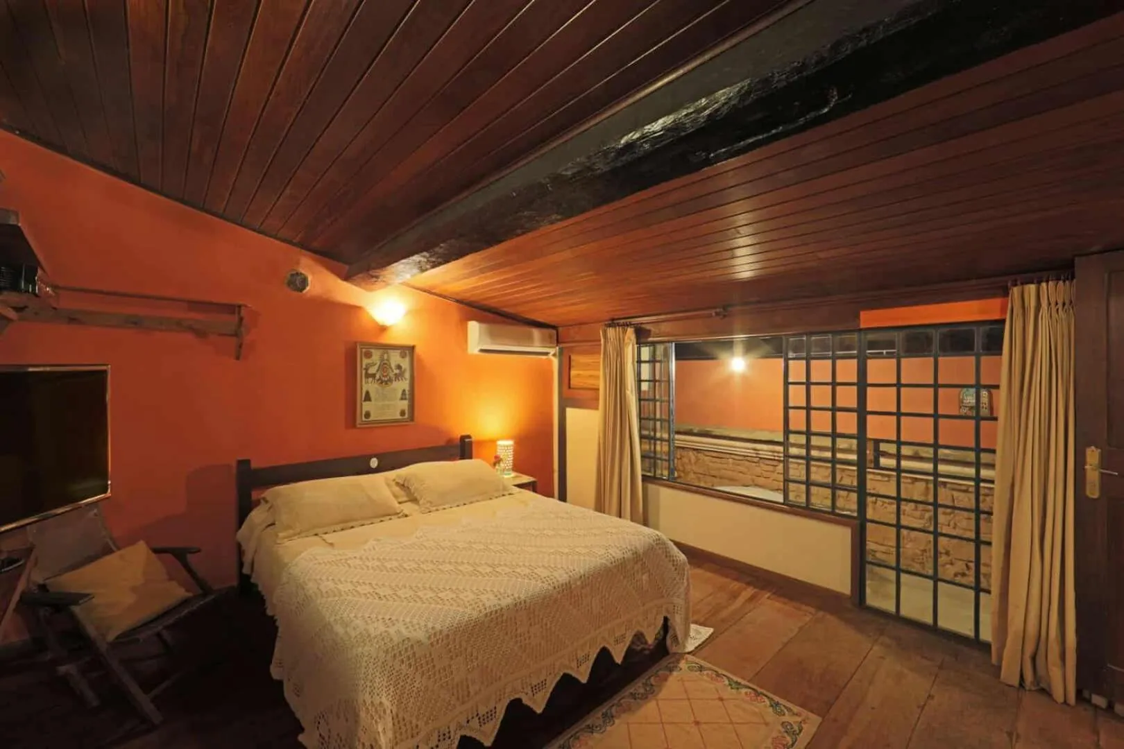 Bed in Pousada do Amparo