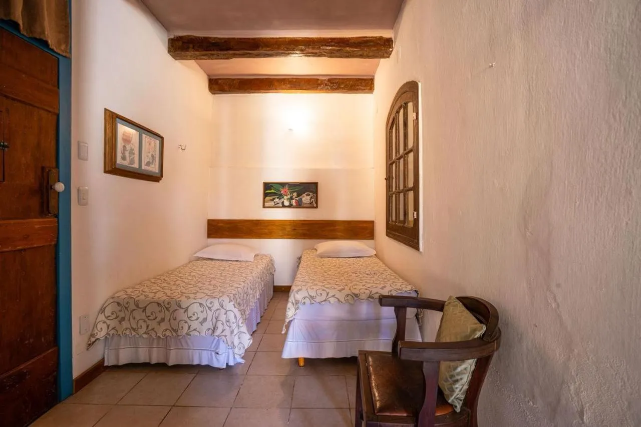 Bed in Pousada do Amparo