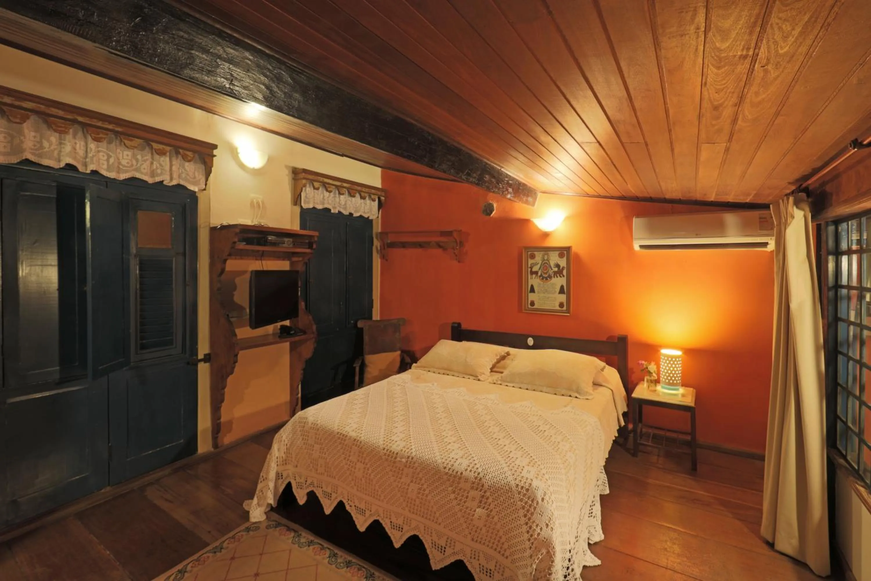 Bed in Pousada do Amparo