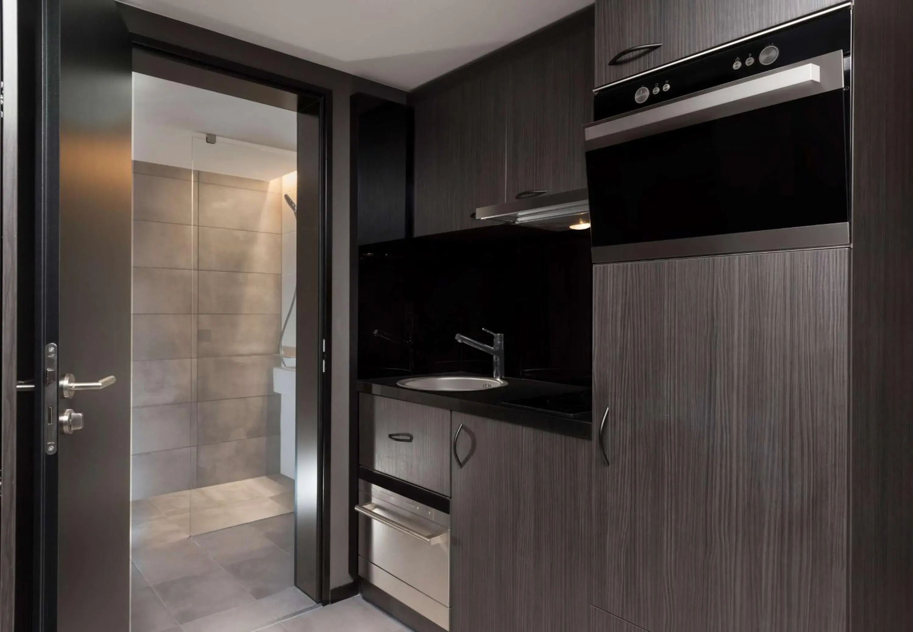 Bedroom in Adina Apartment Hotel Leipzig Bedroom in Adina Apartment Hotel Leipzig