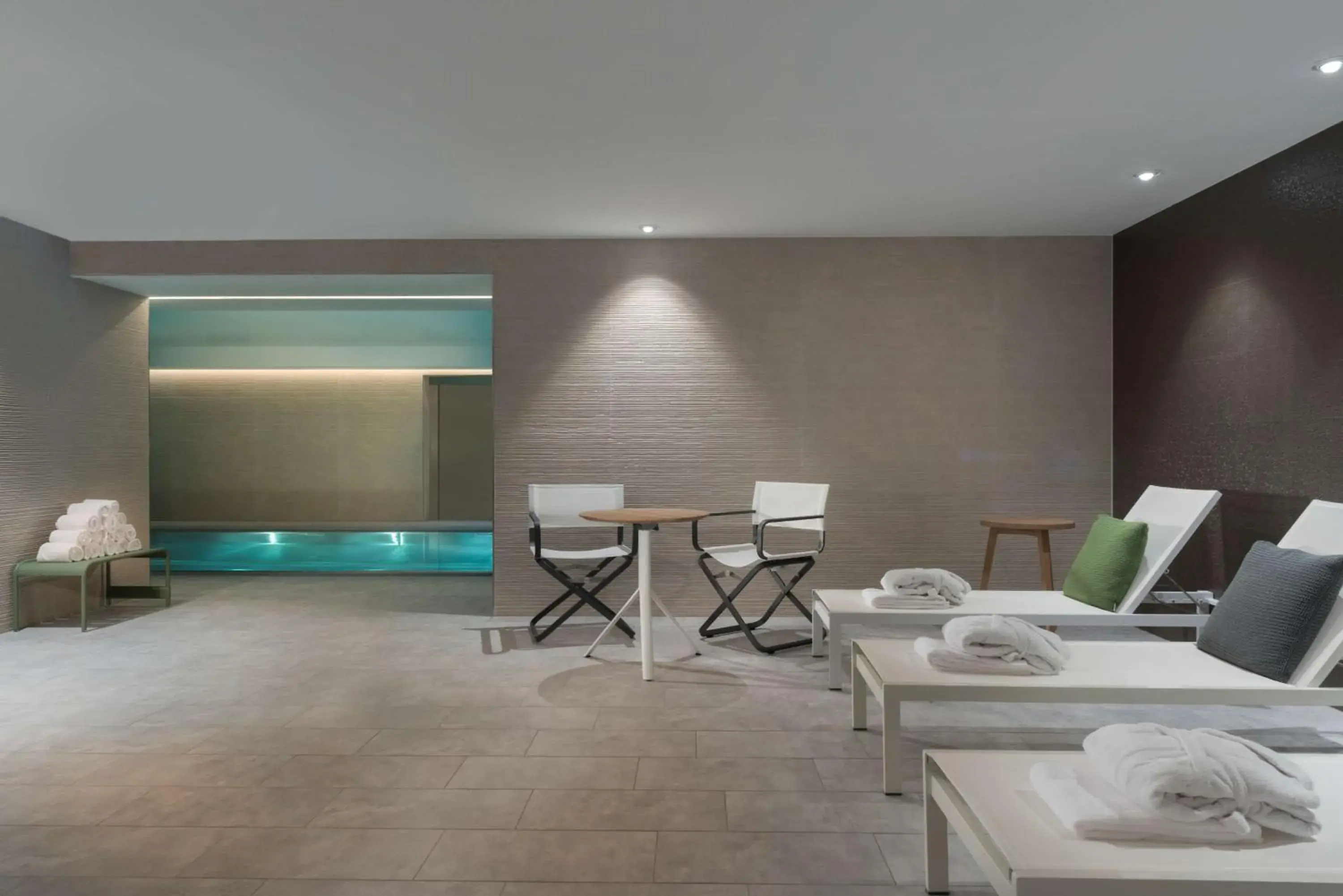 Pool view in Adina Apartment Hotel Leipzig Pool view in Adina Apartment Hotel Leipzig