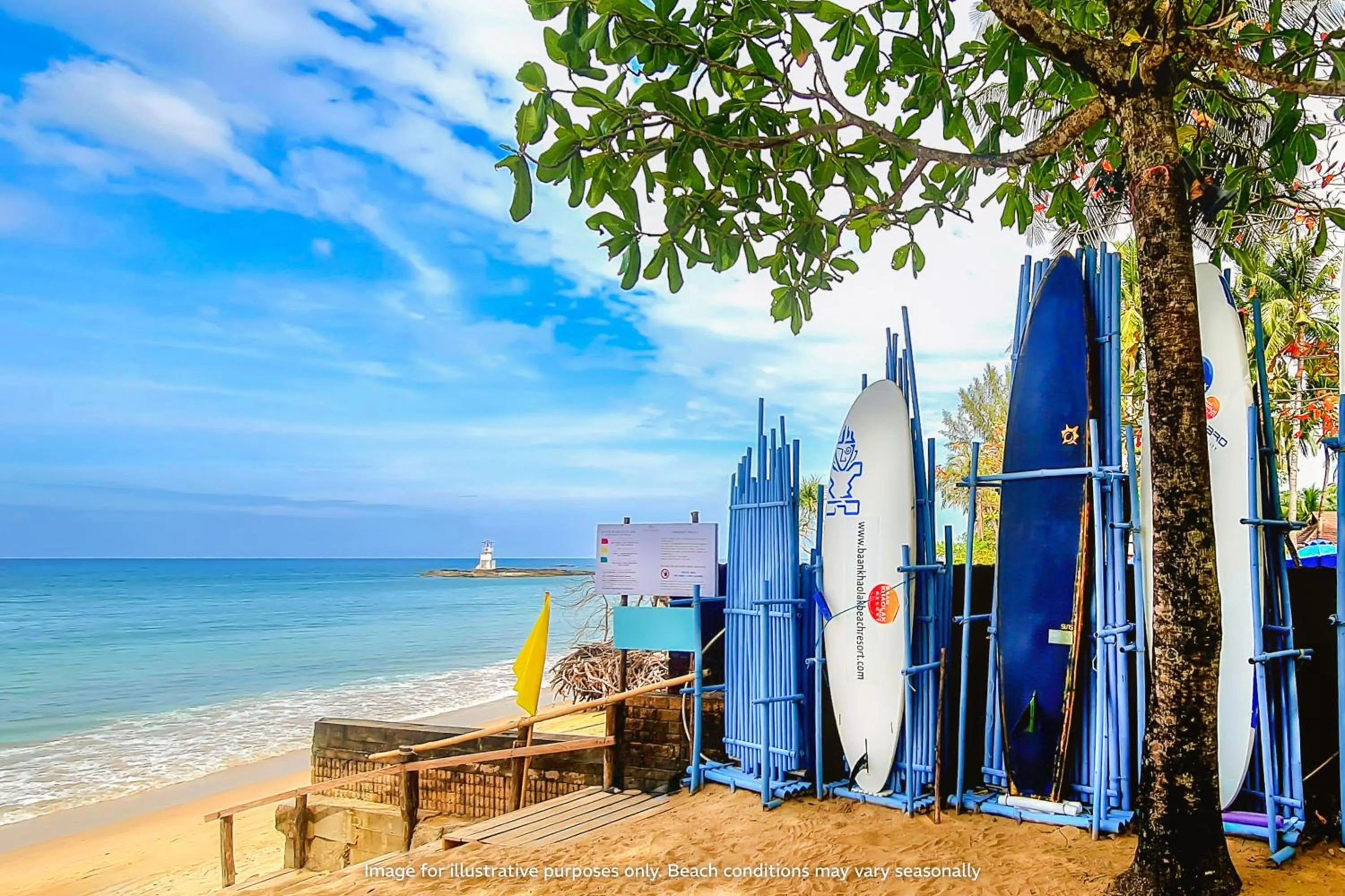 Beach in Baan Khaolak Beach Resort