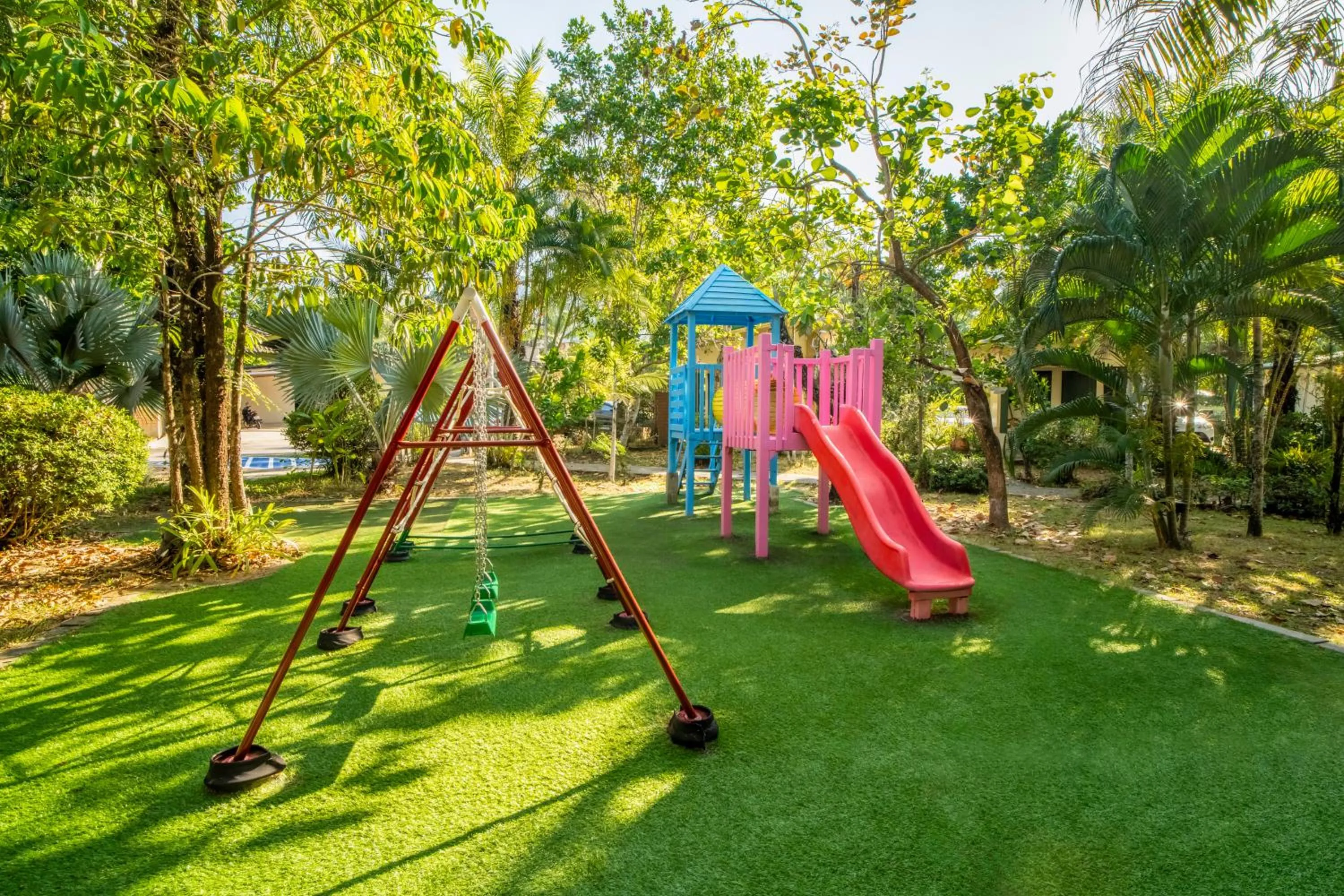 Children play ground in Baan Khaolak Beach Resort