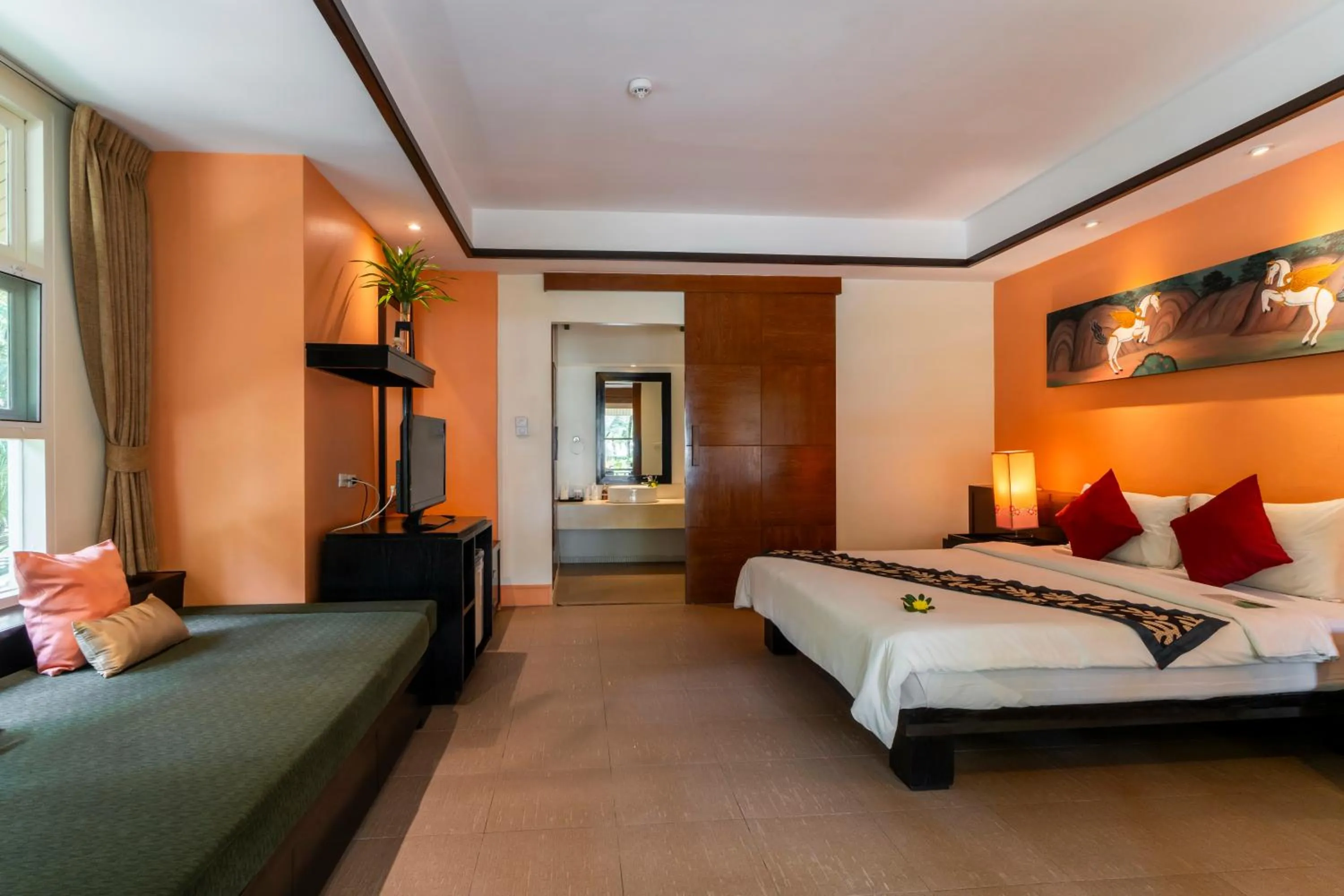 Photo of the whole room, Bed in Baan Khaolak Beach Resort