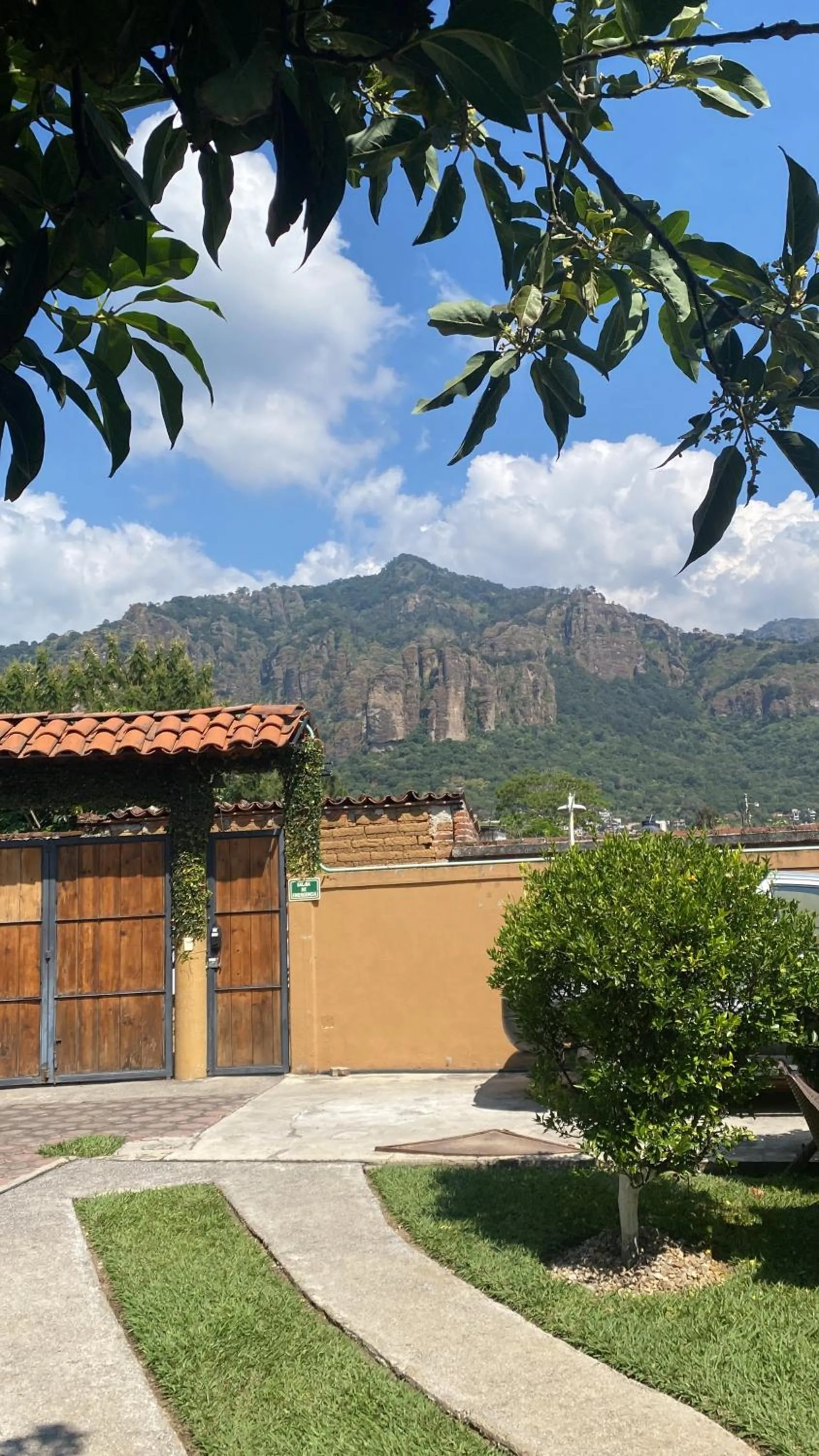 Mountain view in Posada Casa Topiltzin