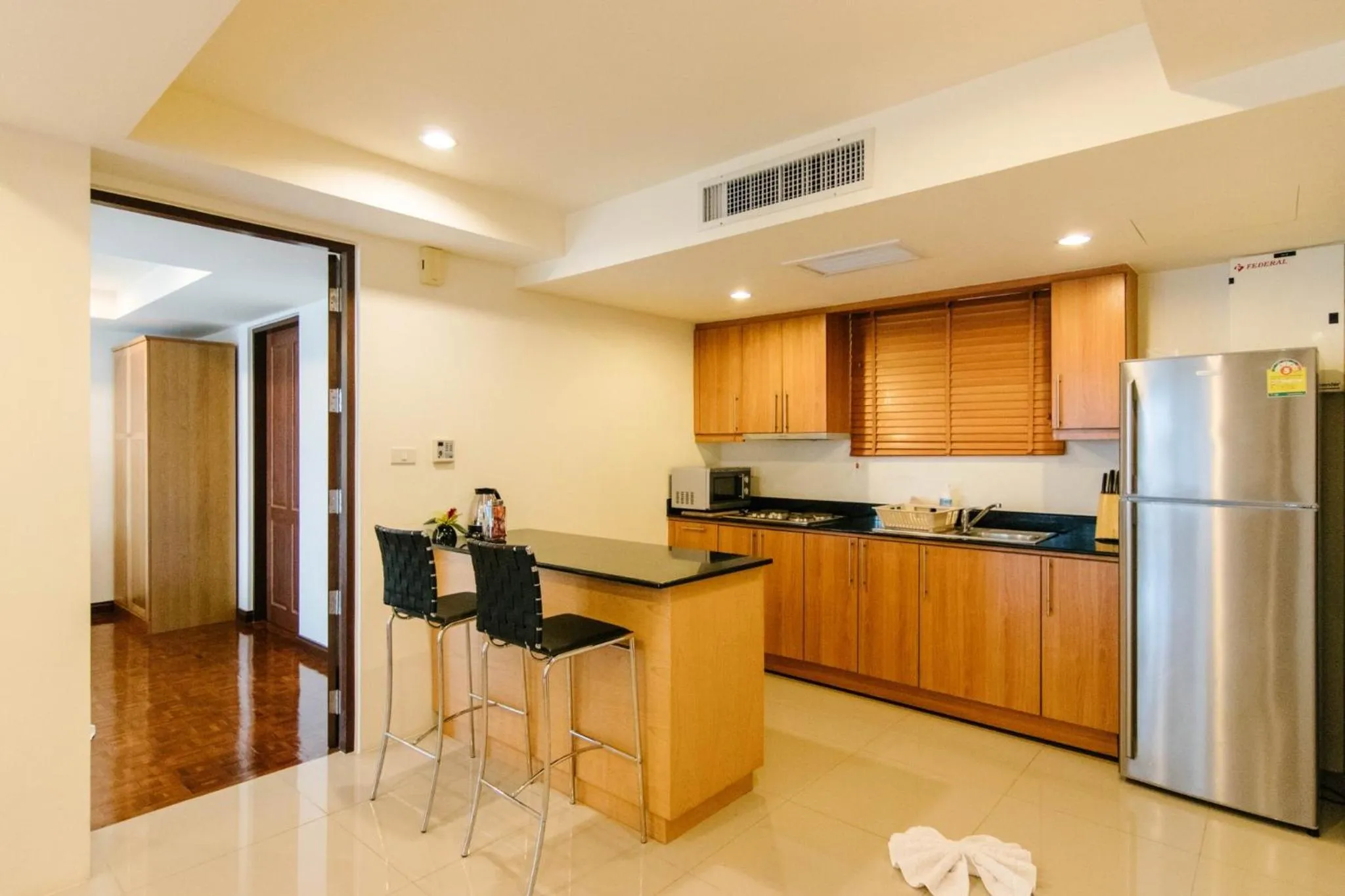 Kitchen or kitchenette in SeaRidge Hua Hin Resort & Poolvilla
