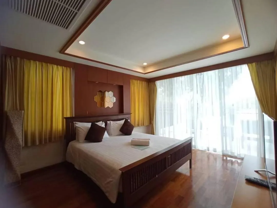 Bed in SeaRidge Hua Hin Resort & Poolvilla
