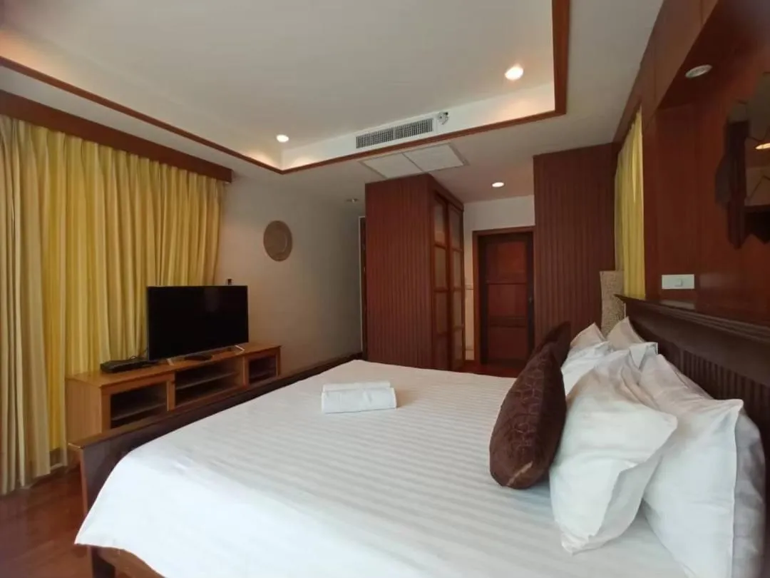 Bed in SeaRidge Hua Hin Resort & Poolvilla