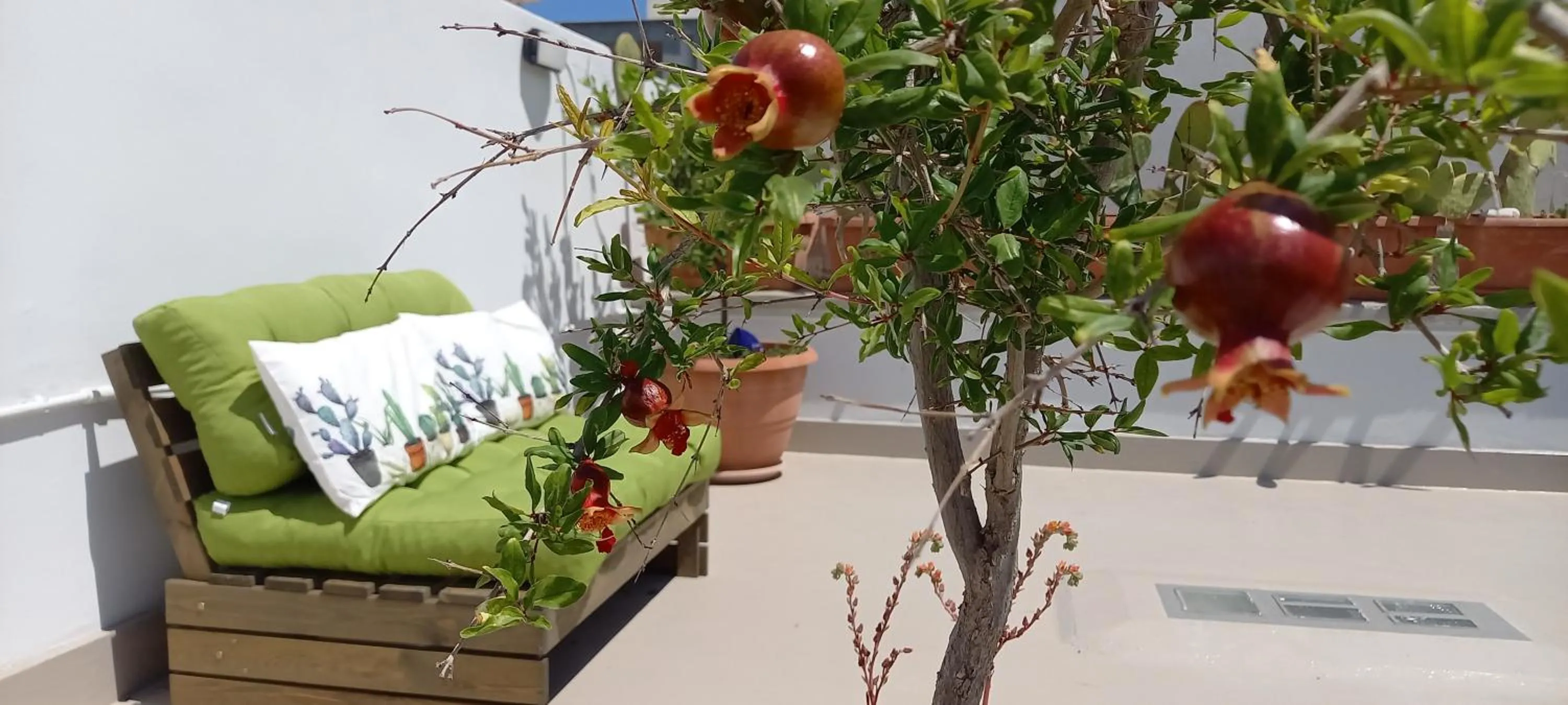 Balcony/Terrace in A DUE PASSI temporary apartment