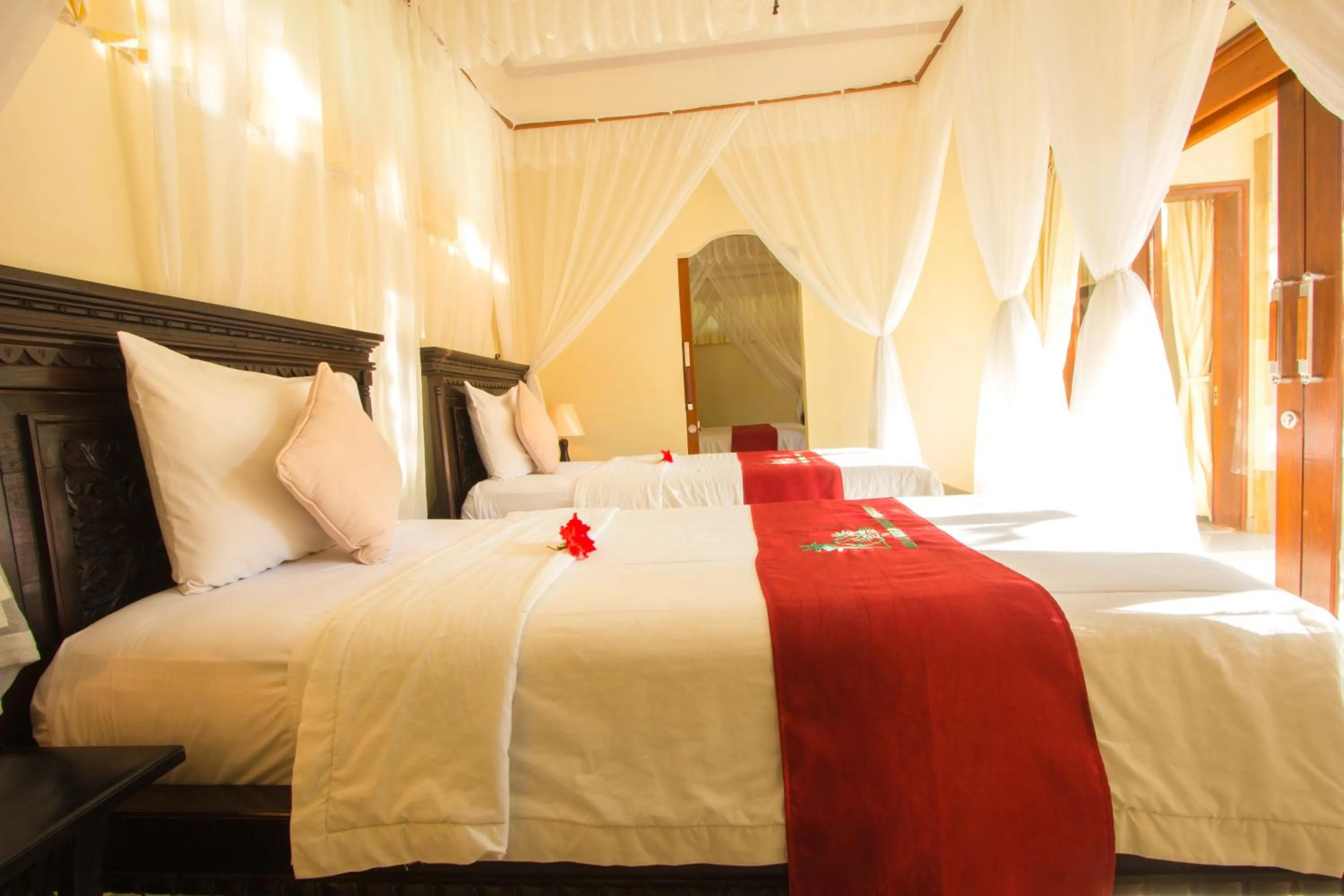 Bedroom, Bed in Arya Amed Beach Resort and Dive Center