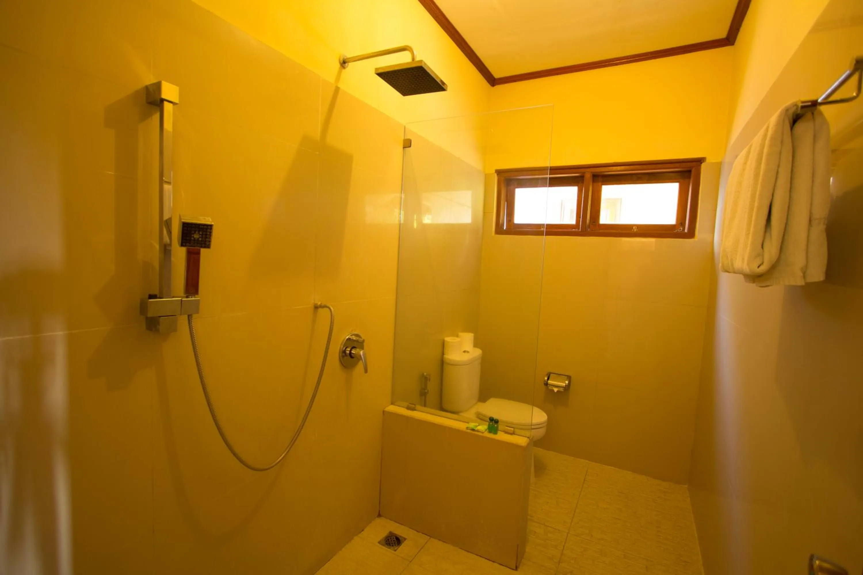 Shower in Arya Amed Beach Resort and Dive Center