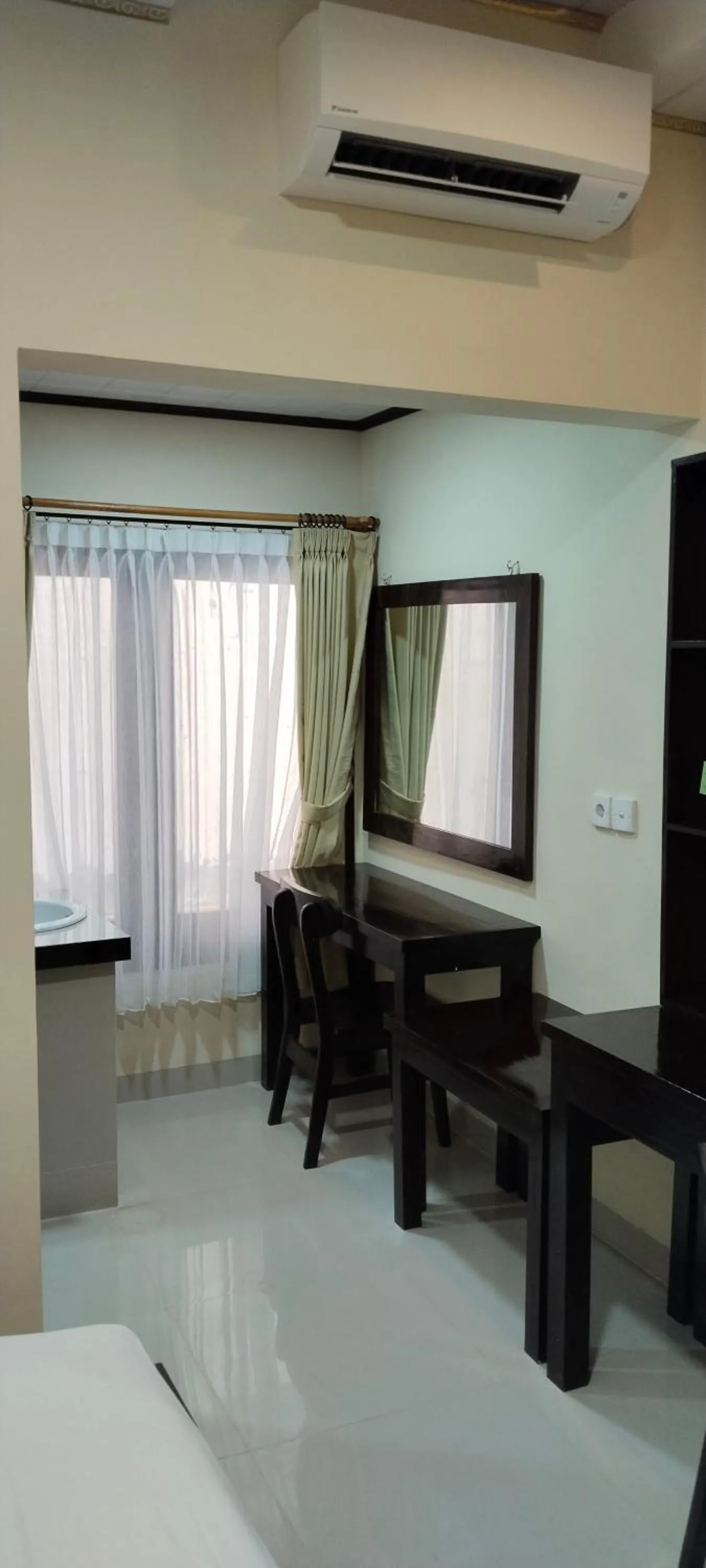 Bed in Arya Amed Beach Resort and Dive Center