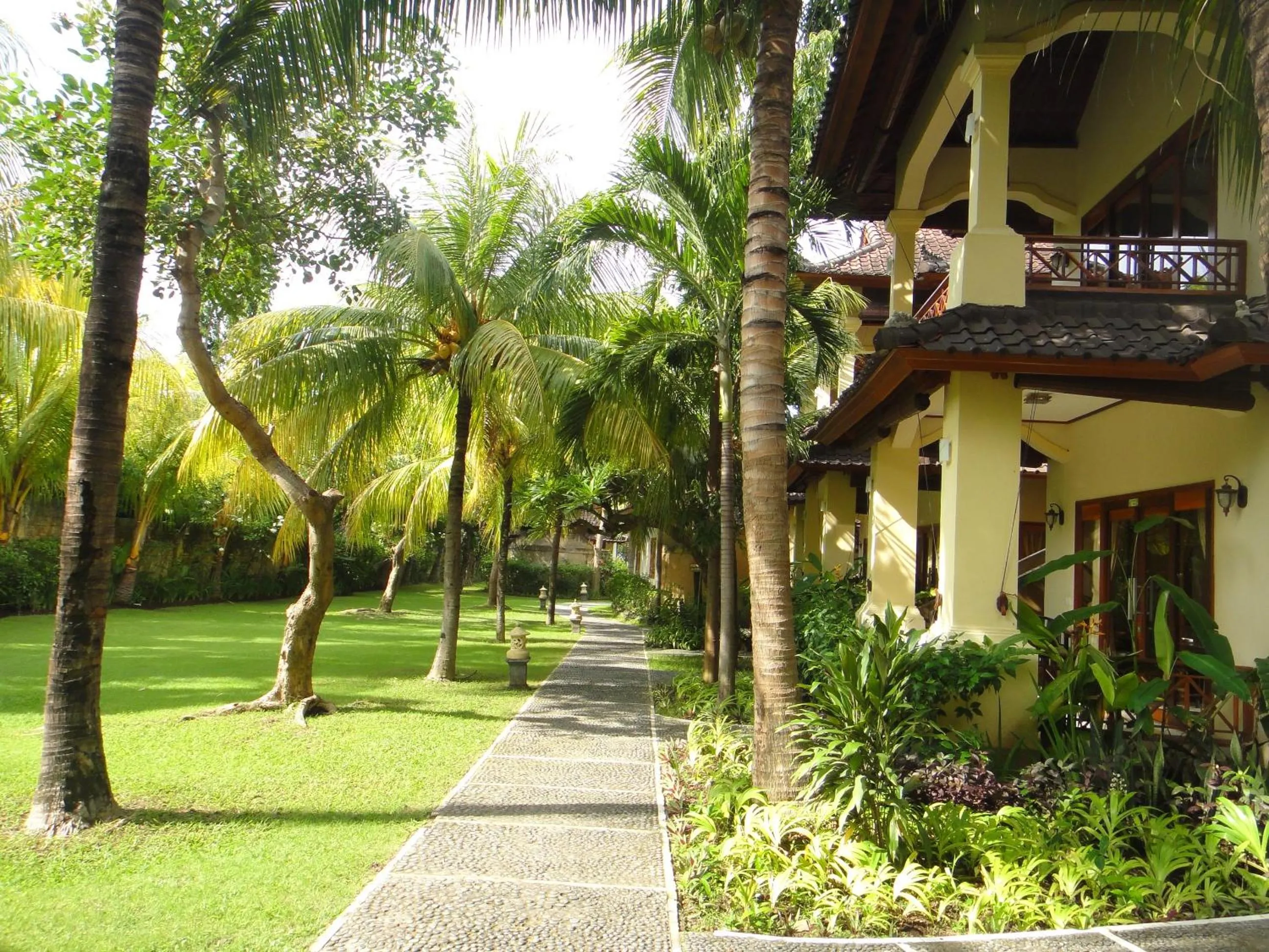 Property building in Arya Amed Beach Resort and Dive Center