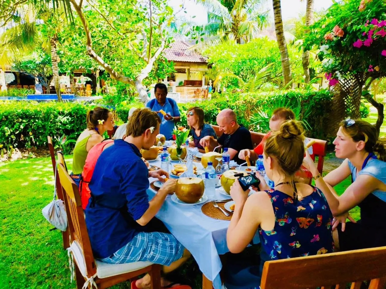 BBQ facilities in Arya Amed Beach Resort and Dive Center