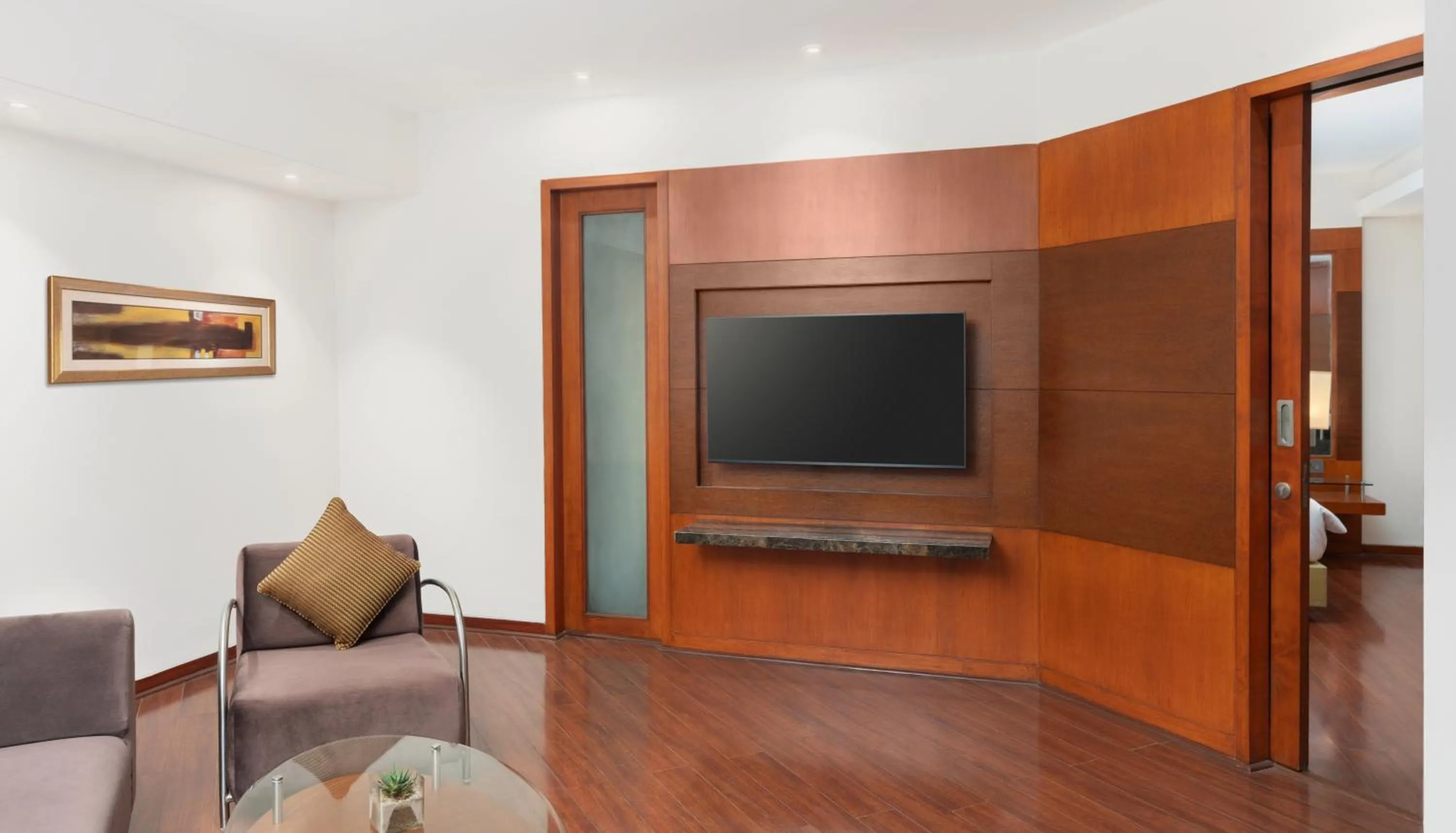 Seating area in Radisson Blu Plaza Delhi Airport