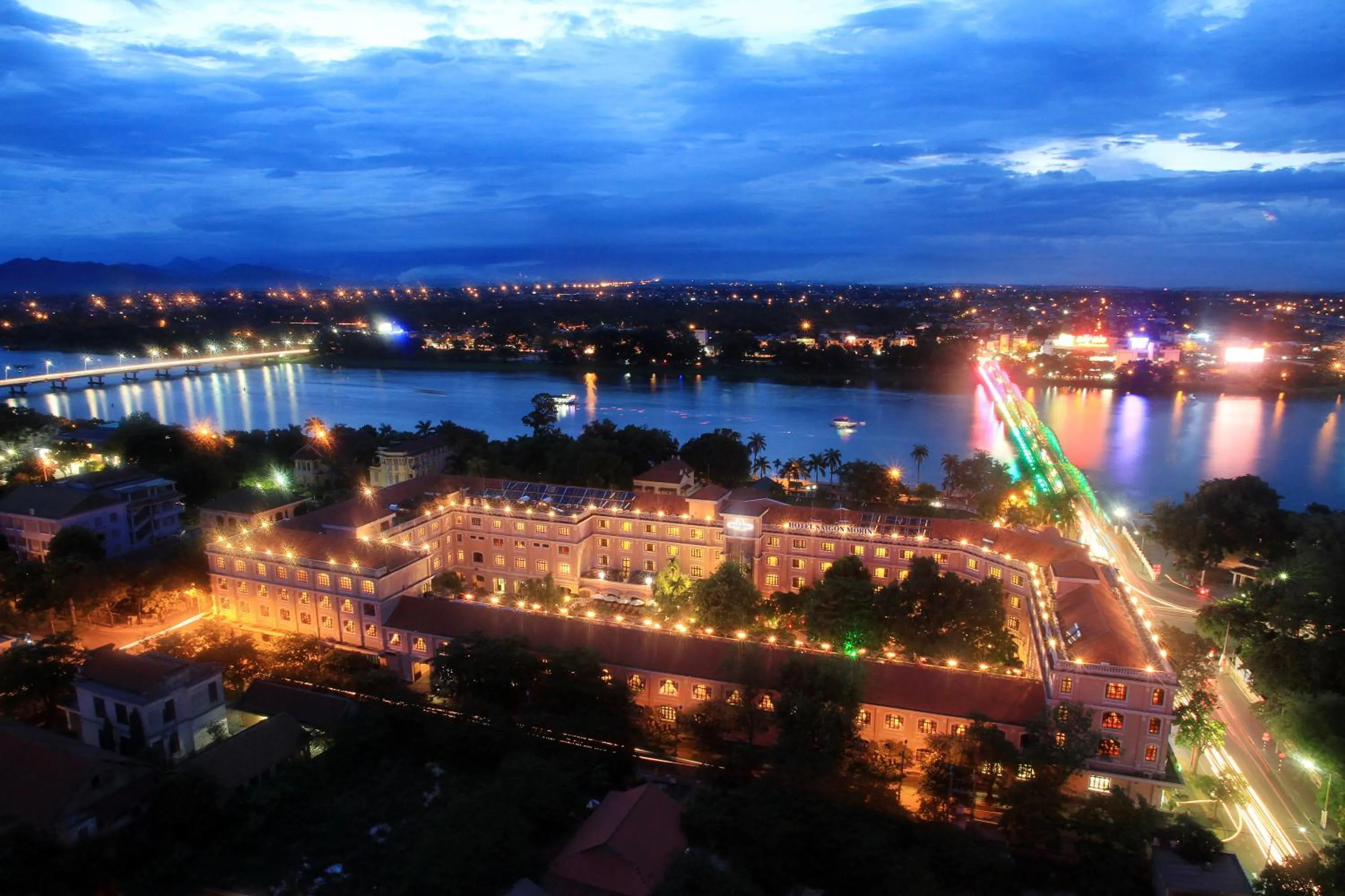 Bird's eye view in Saigon Morin Hotel