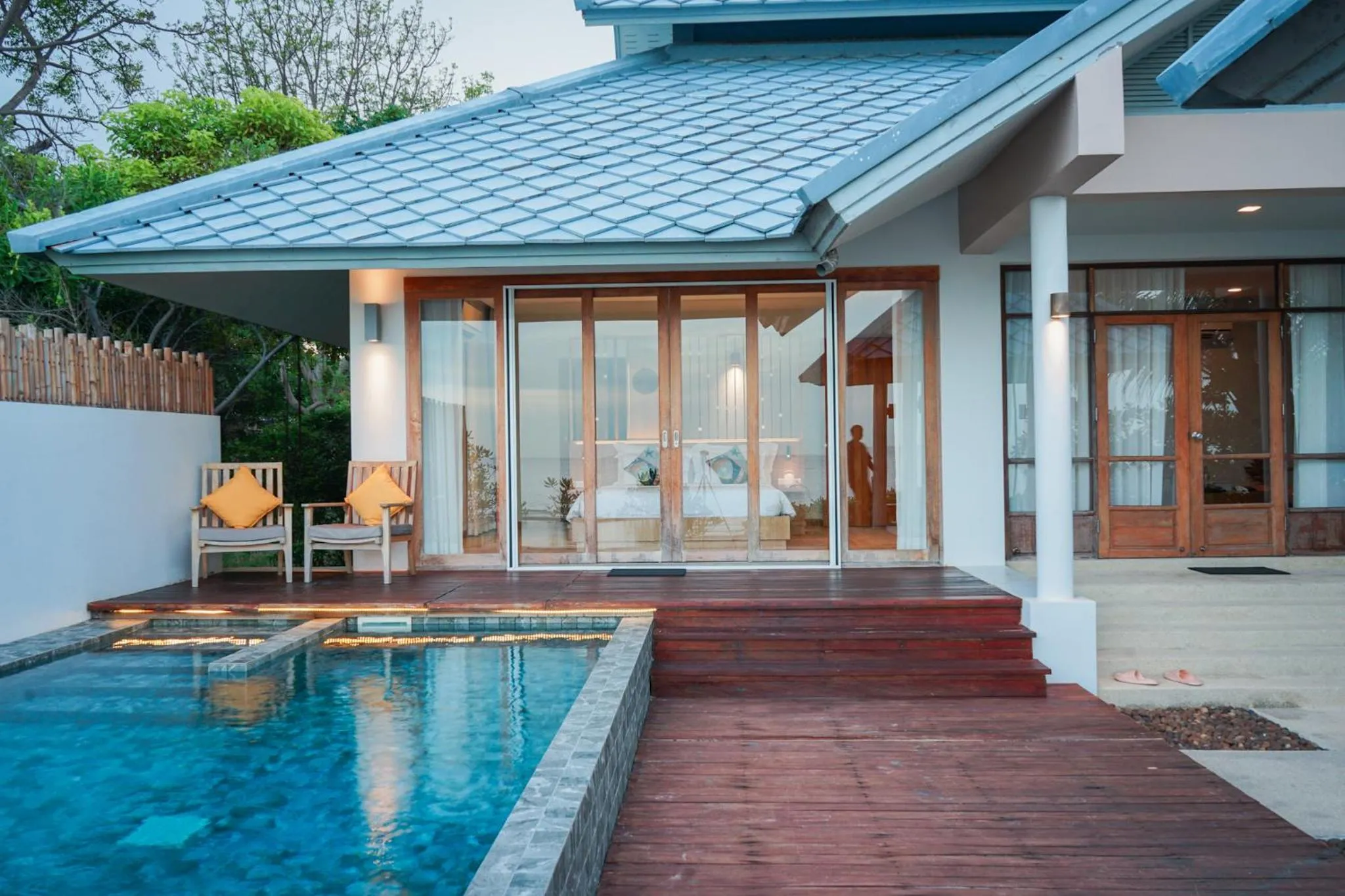 Pool view in Sirarun Resort