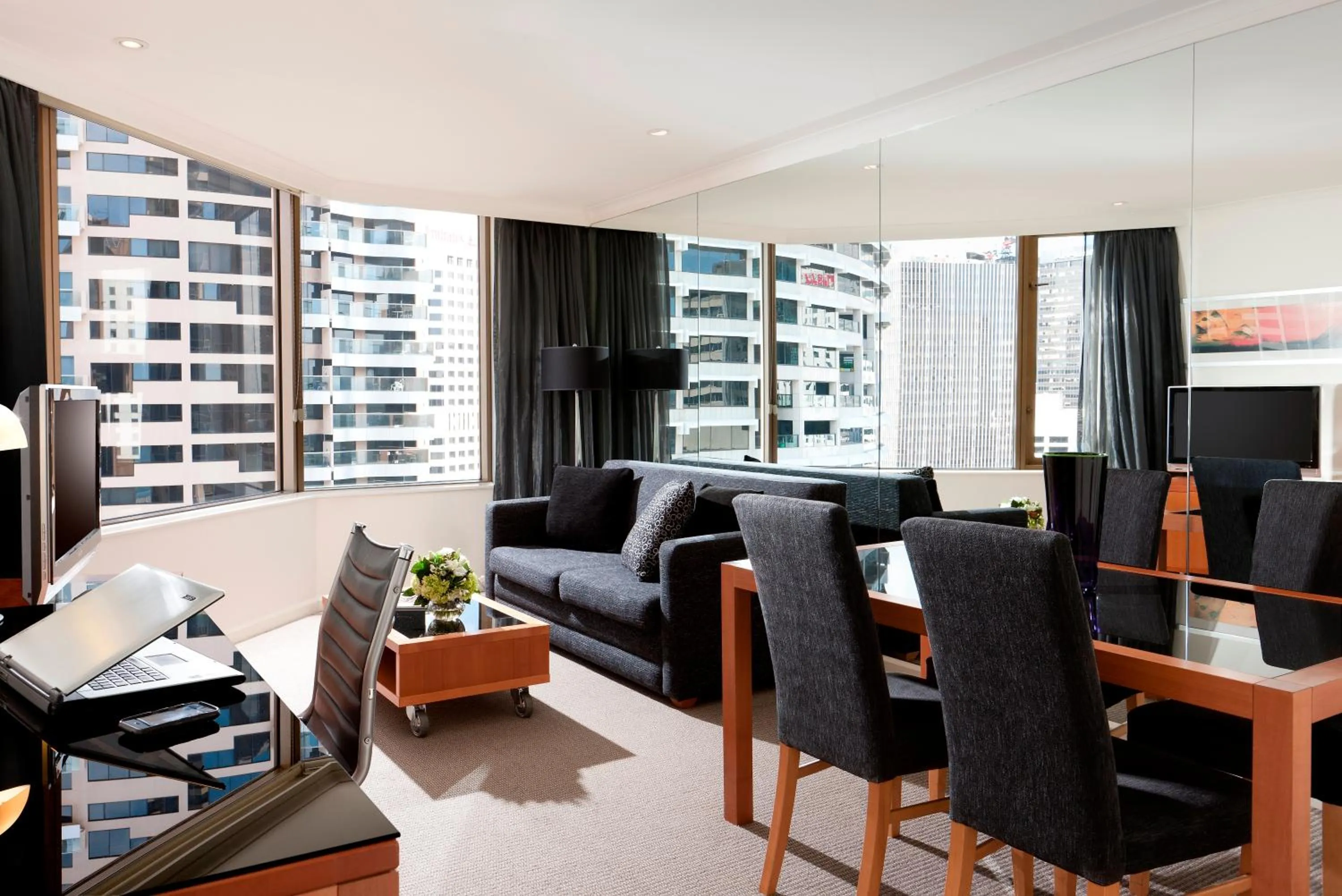 Living room in The Sebel Quay West Suites Sydney