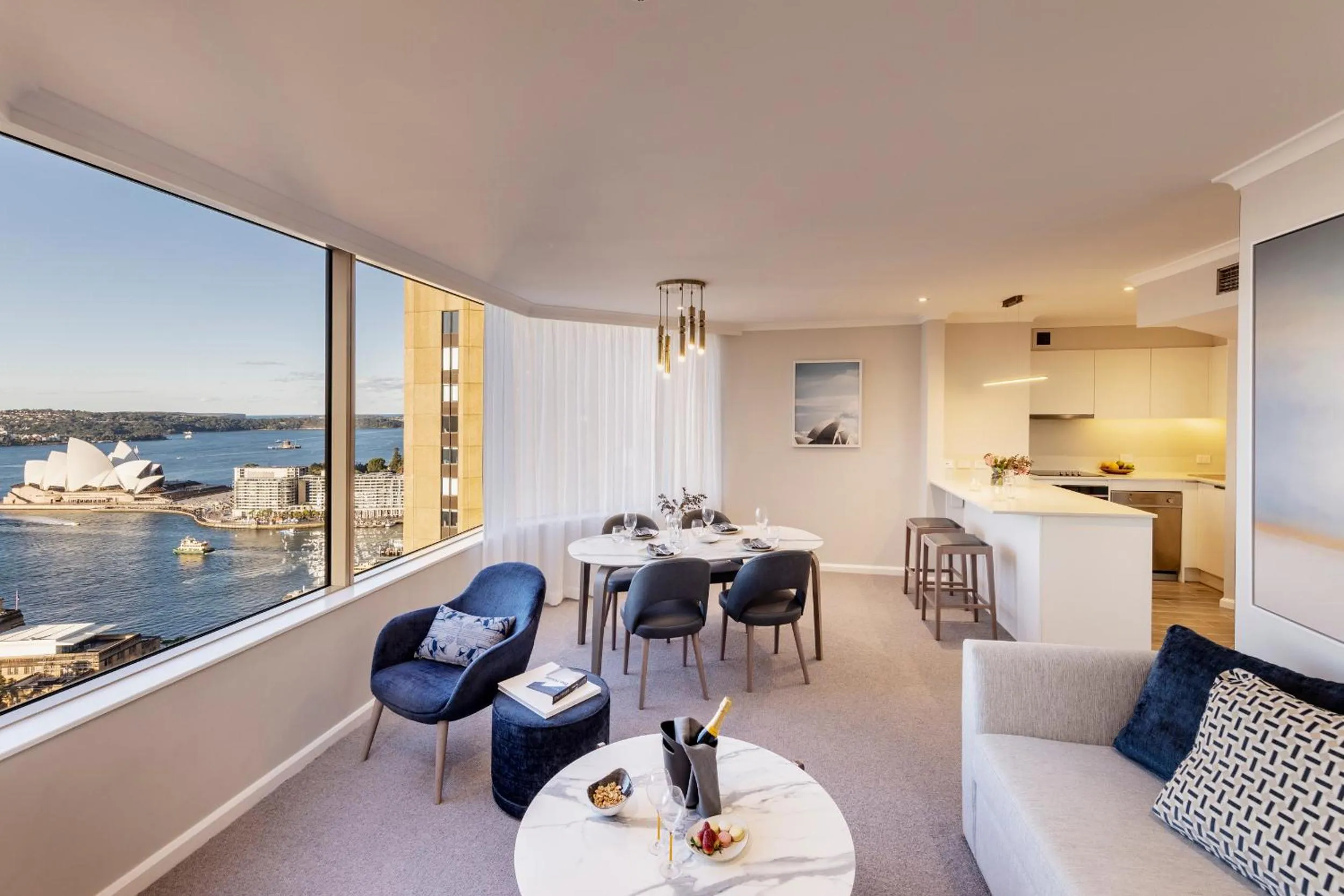Kitchen or kitchenette in The Sebel Quay West Suites Sydney
