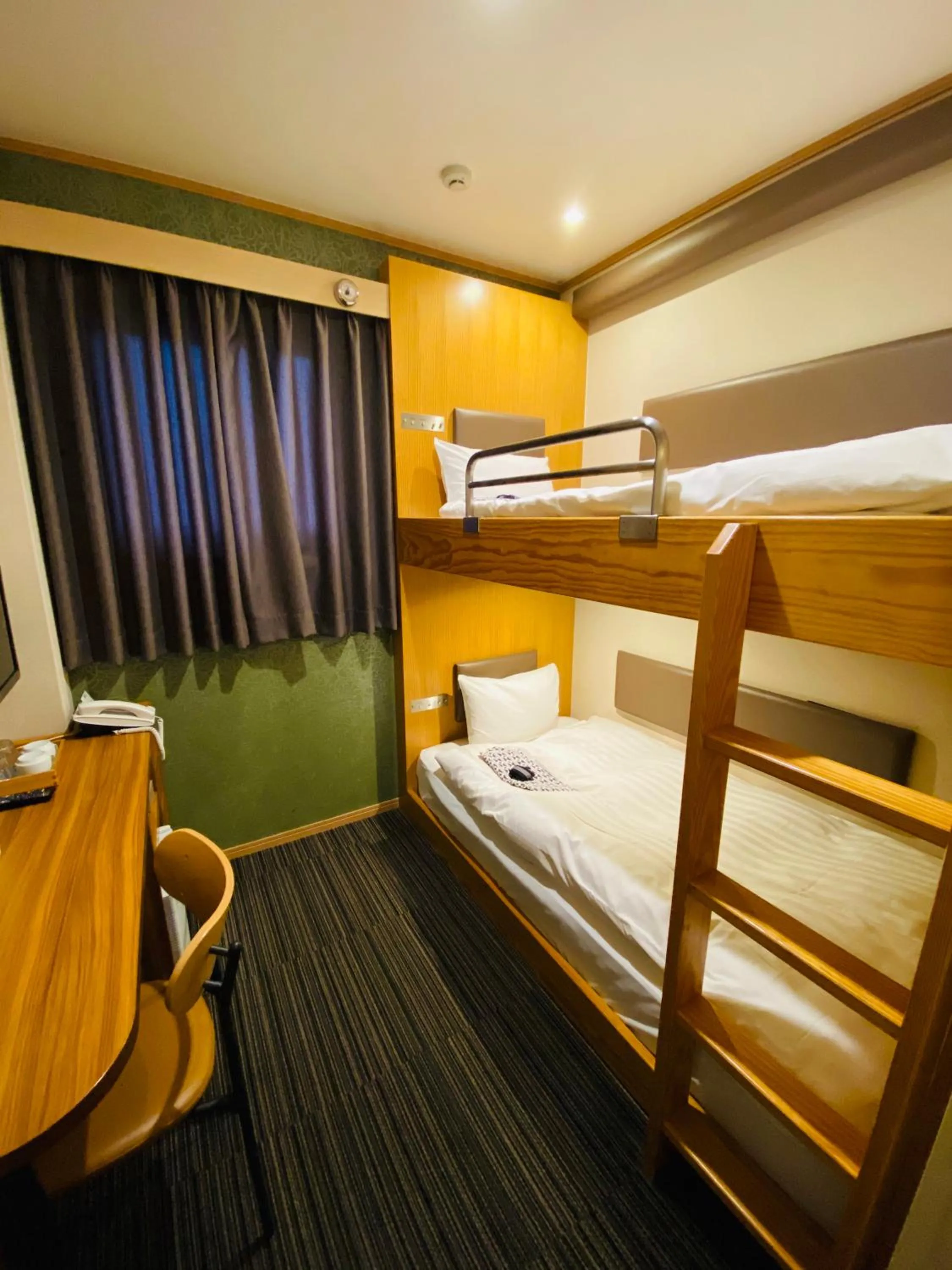 Bed in Ueno Touganeya Hotel