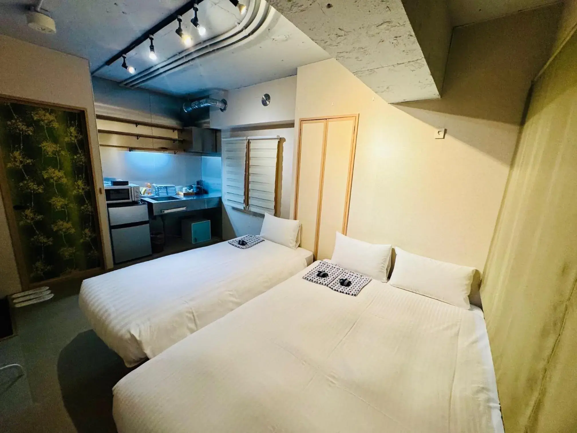 Bed in Ueno Touganeya Hotel Bed in Ueno Touganeya Hotel