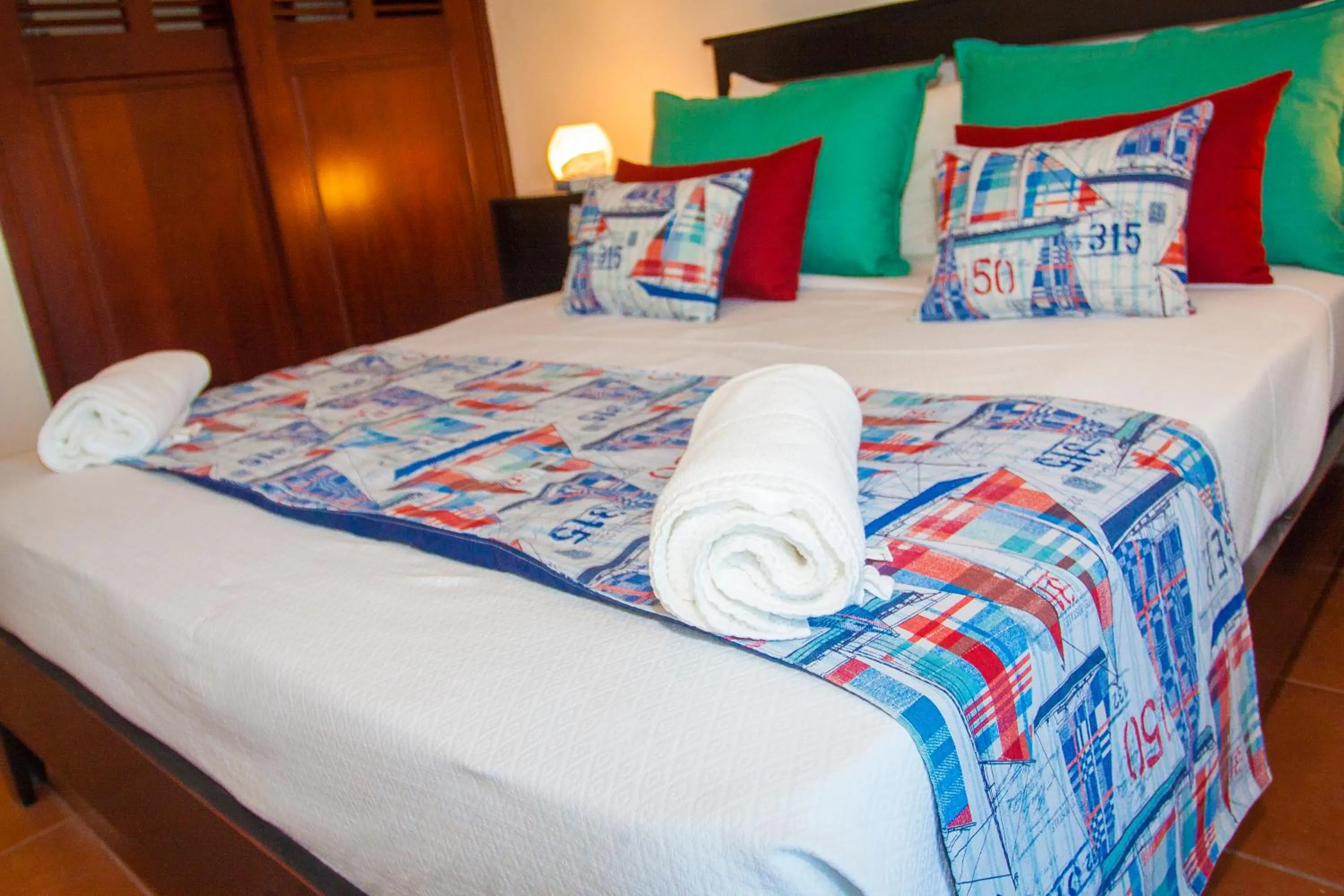 Bed in Cocotal Bavaro Apartments