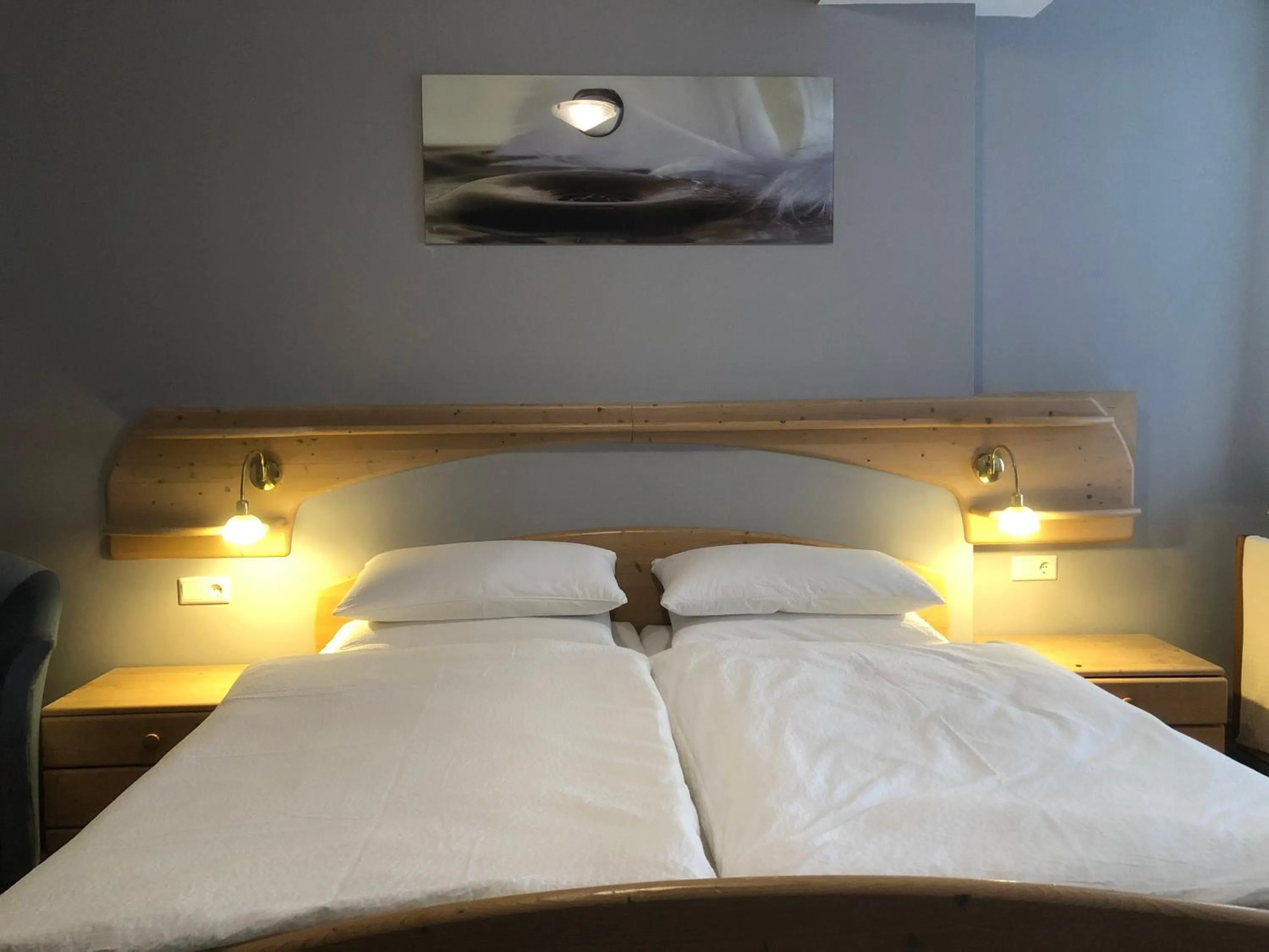 Bed in Hotel Hellweger