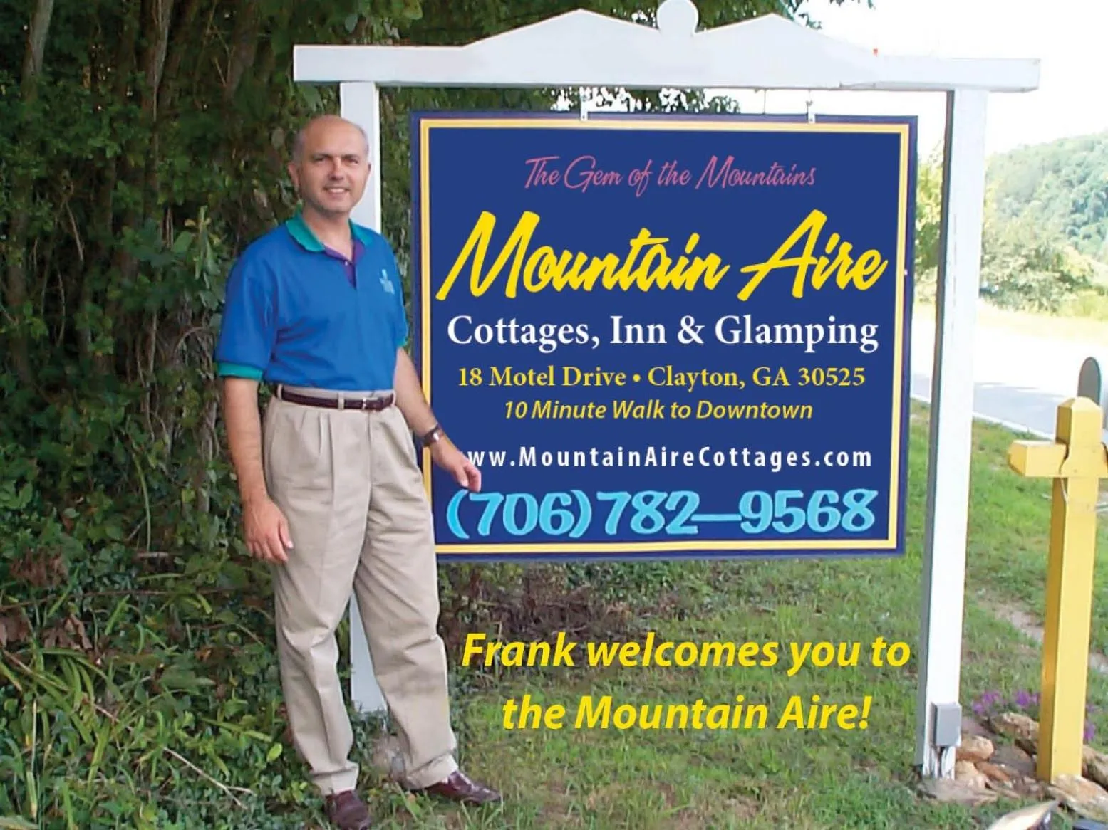 Property logo or sign in Mountain Aire Cottages, Inn, & Glamping