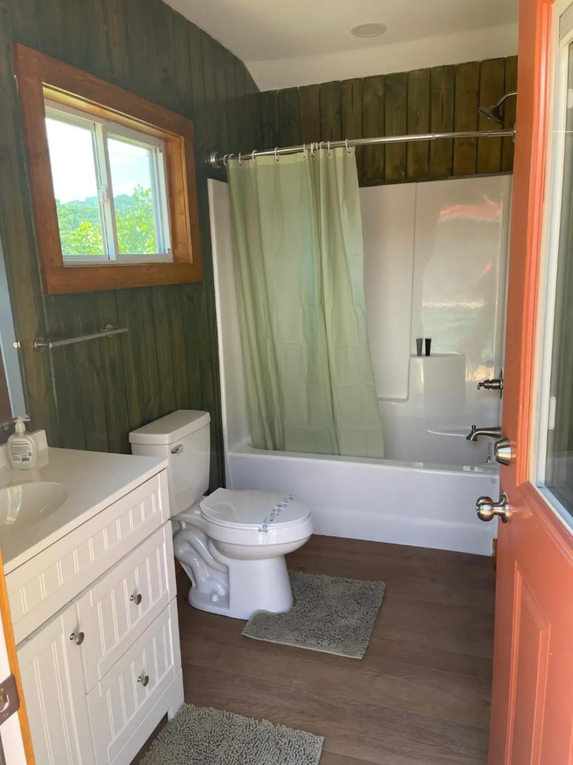 Toilet in Mountain Aire Cottages, Inn, & Glamping