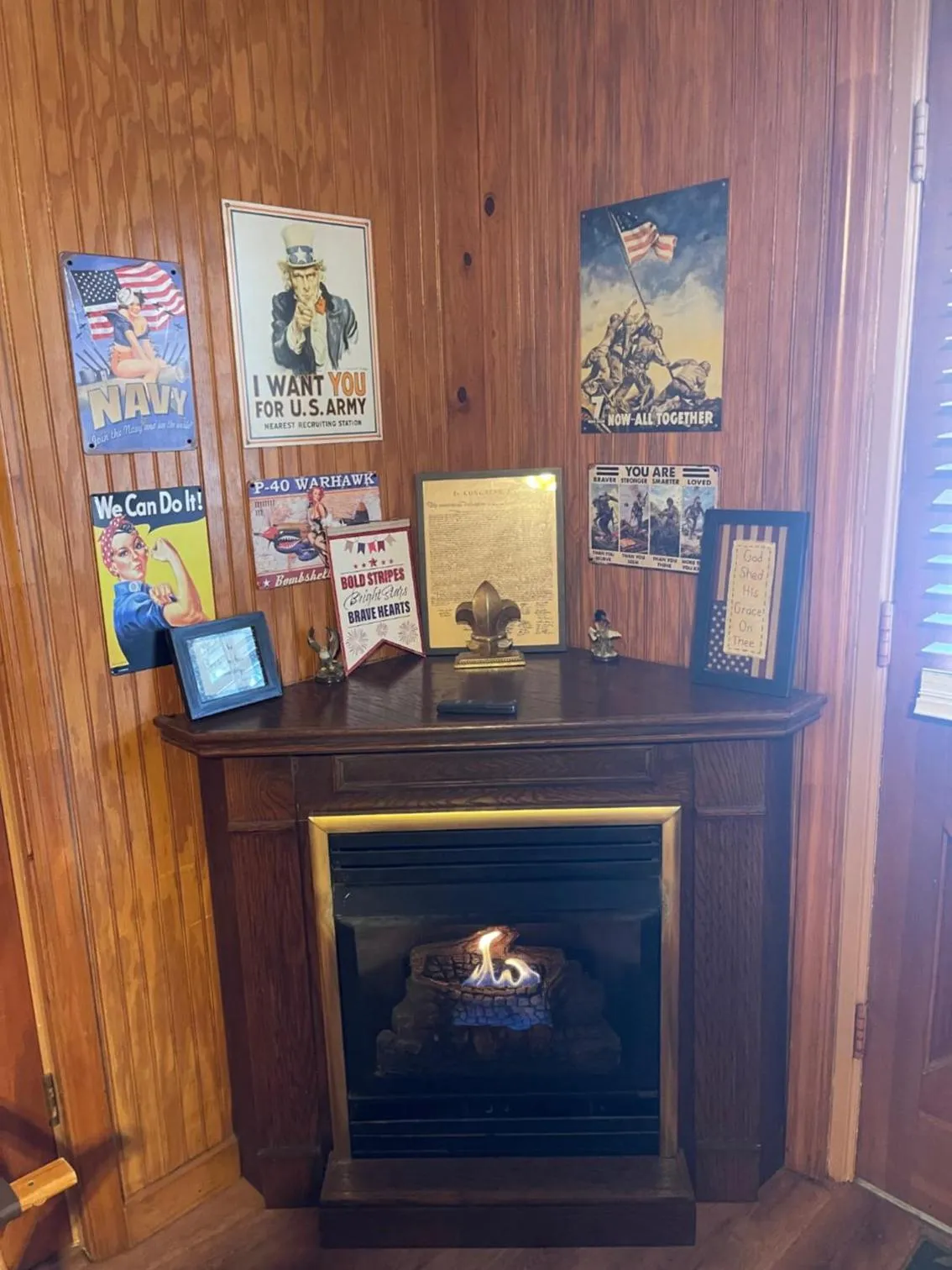 Decorative detail in Mountain Aire Cottages, Inn, & Glamping