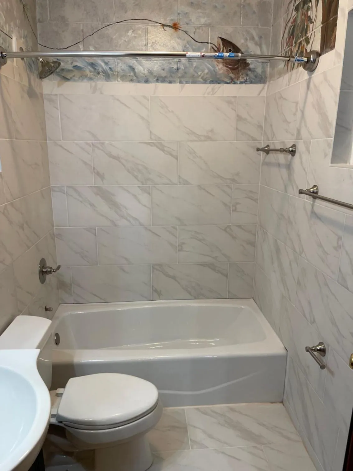 Bathroom in Mountain Aire Cottages, Inn, & Glamping