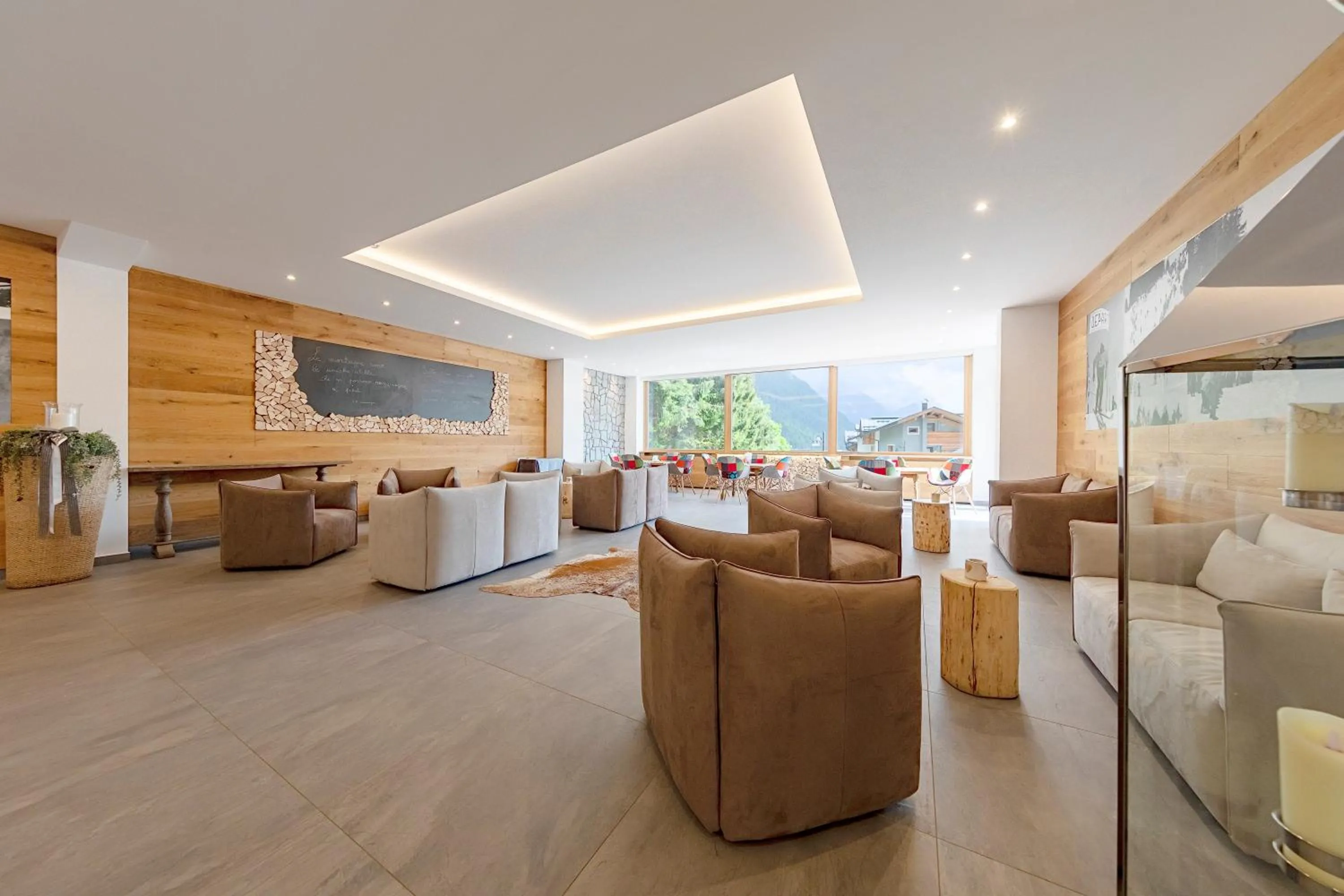 Seating area in Hotel Cristiania