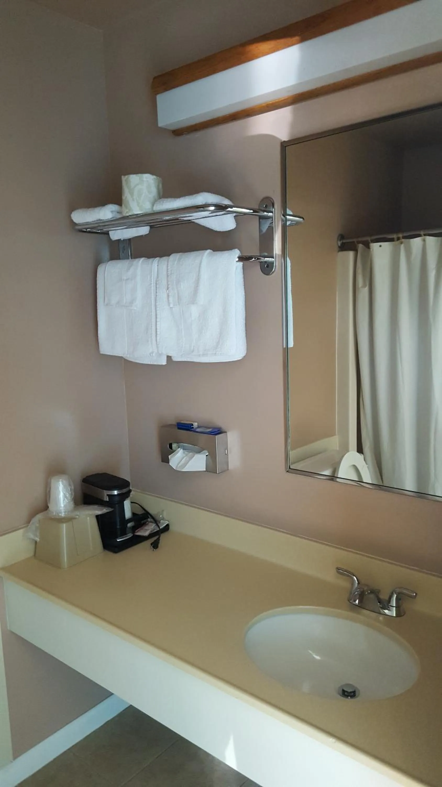 Bathroom in Rodeway Inn at Somers Cove Marina