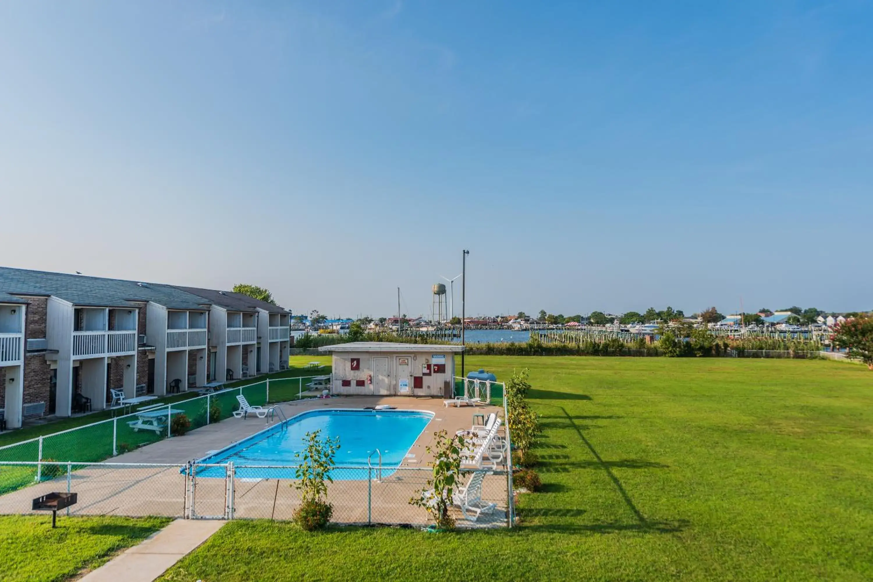 Pool view in Rodeway Inn at Somers Cove Marina Pool view in Rodeway Inn at Somers Cove Marina