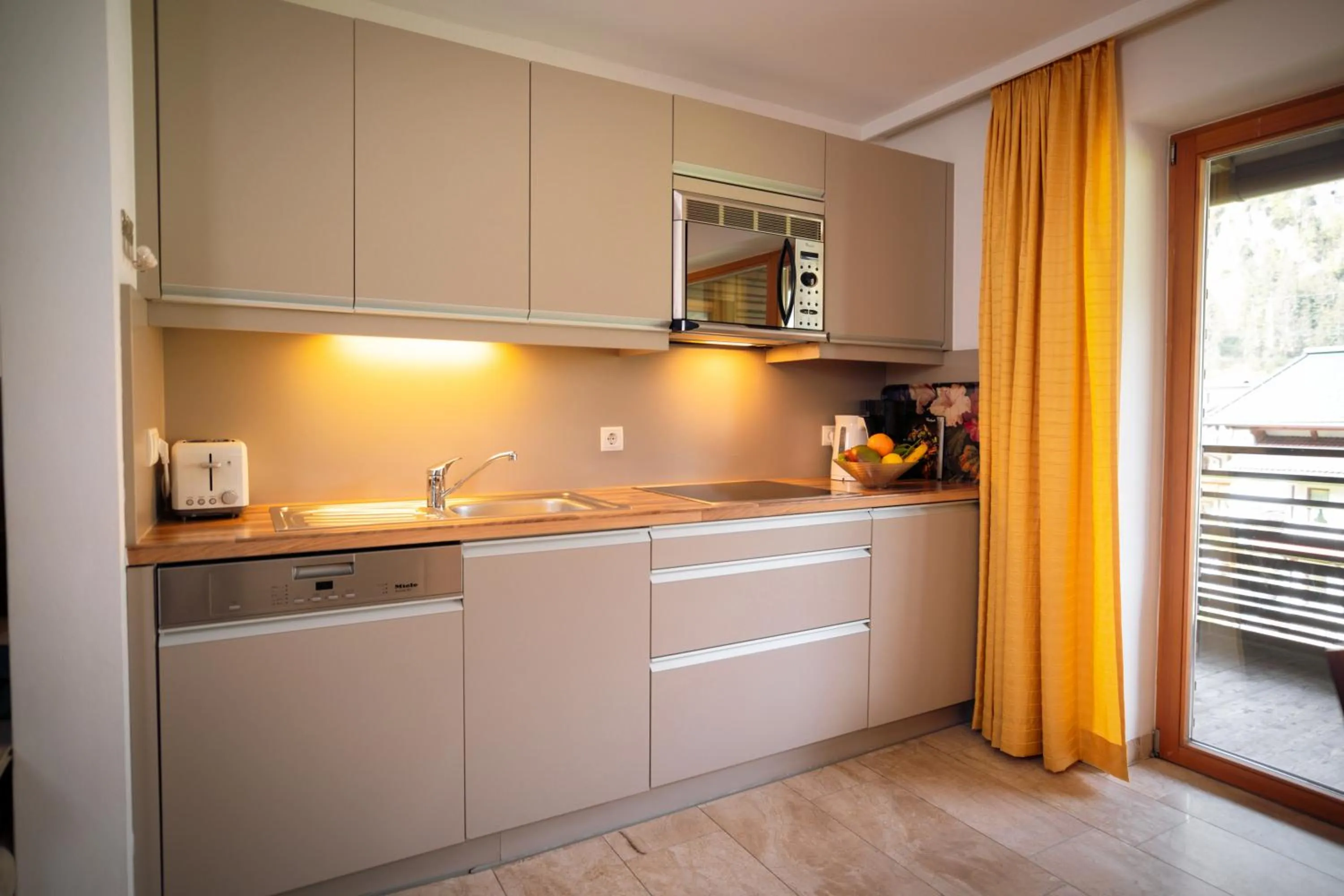 kitchen in Apart-Garni Innerwiesn