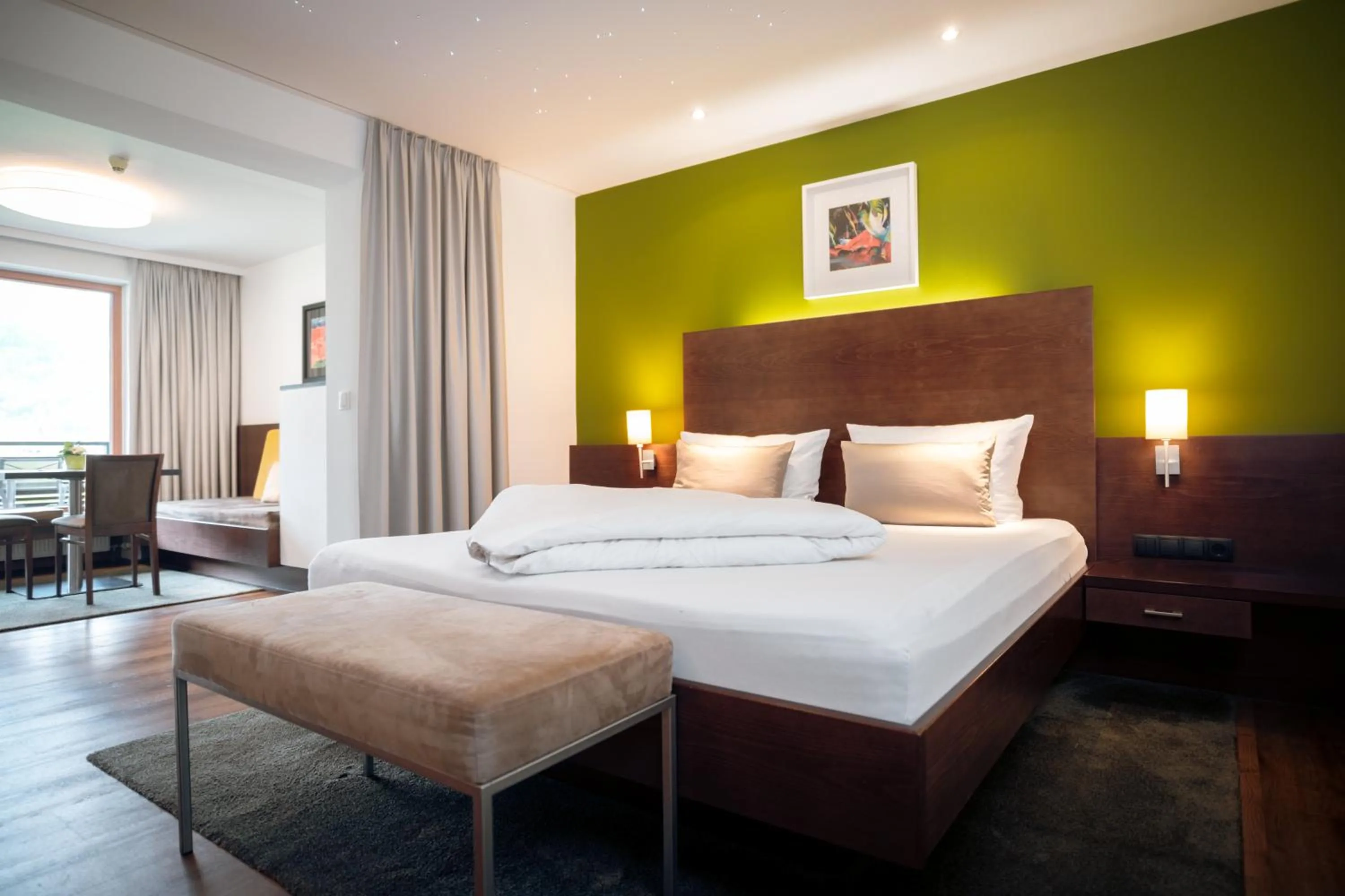 Bedroom, Bed in Apart-Garni Innerwiesn