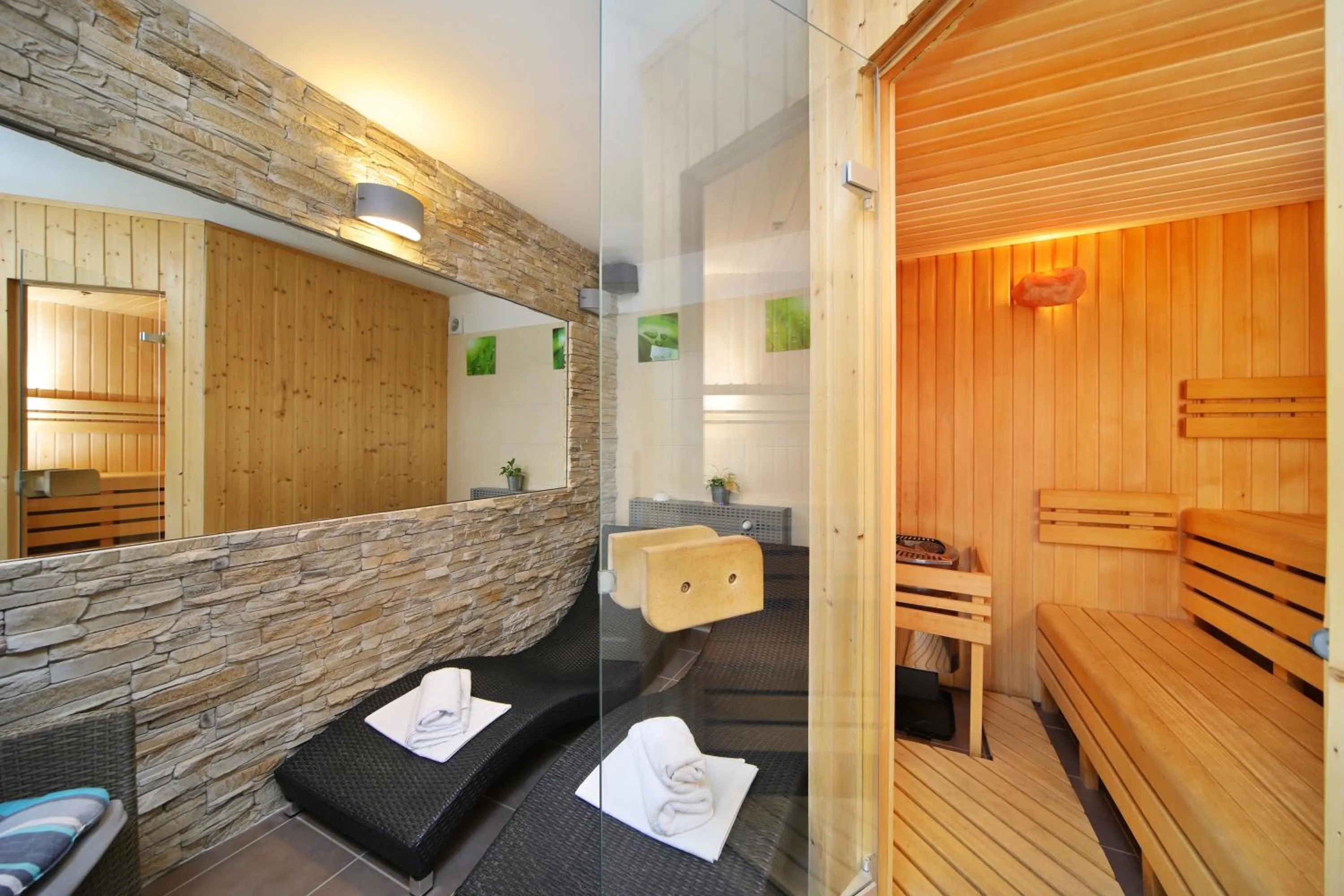 Sauna in Hotel Erika