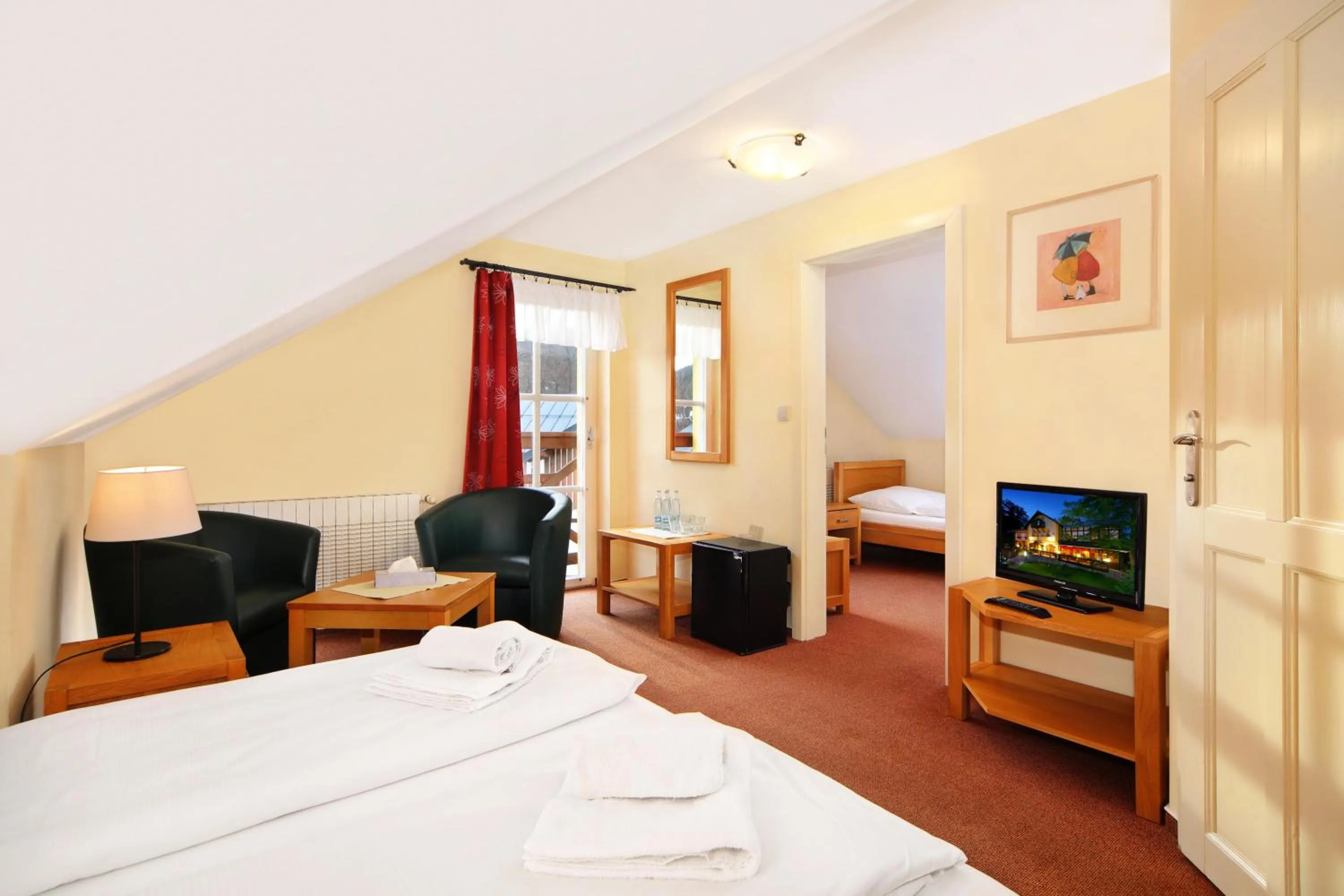 Bedroom, Bed in Hotel Erika